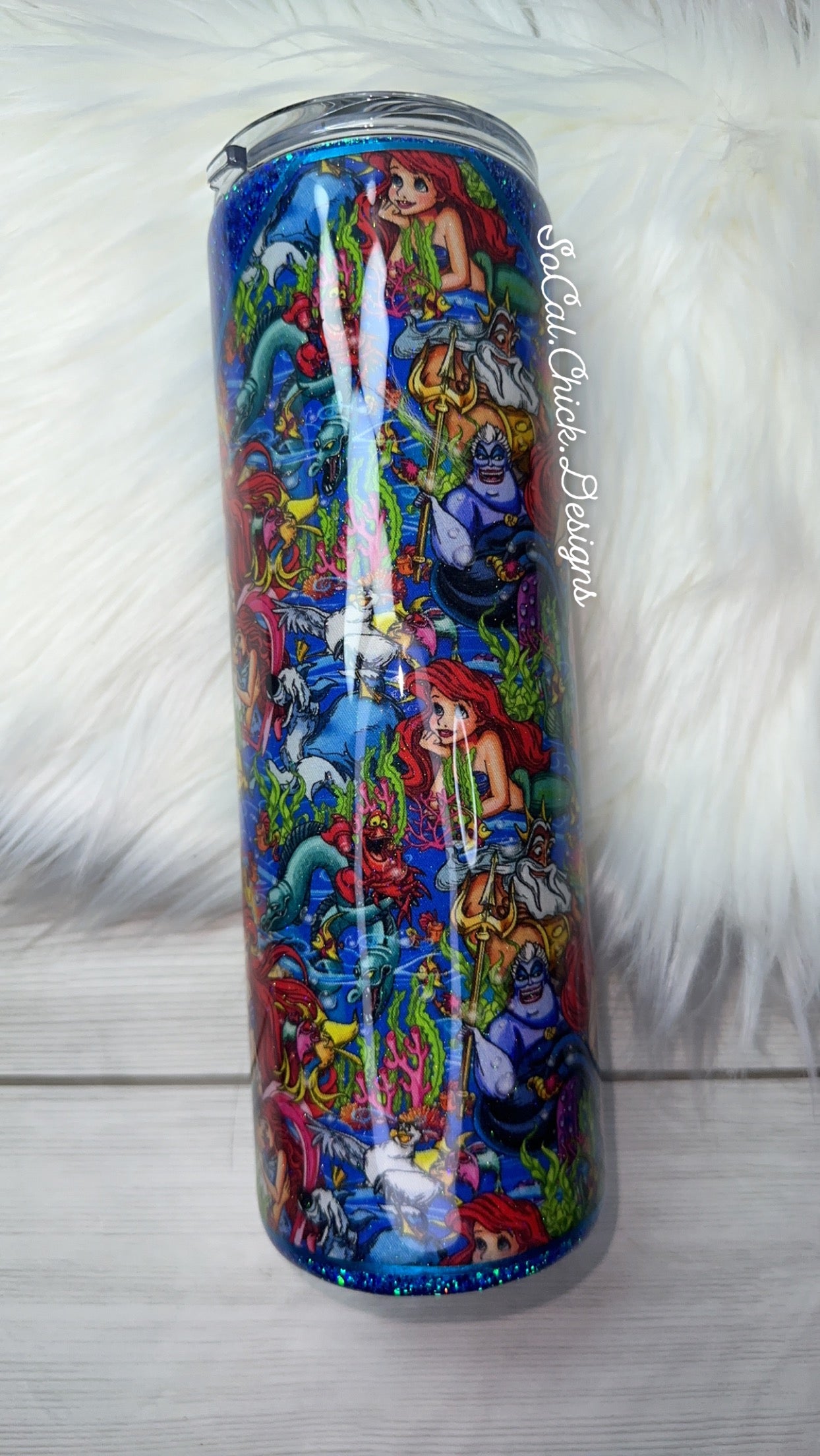 RTS {Part Of Your World Fabric} 30oz Skinny
