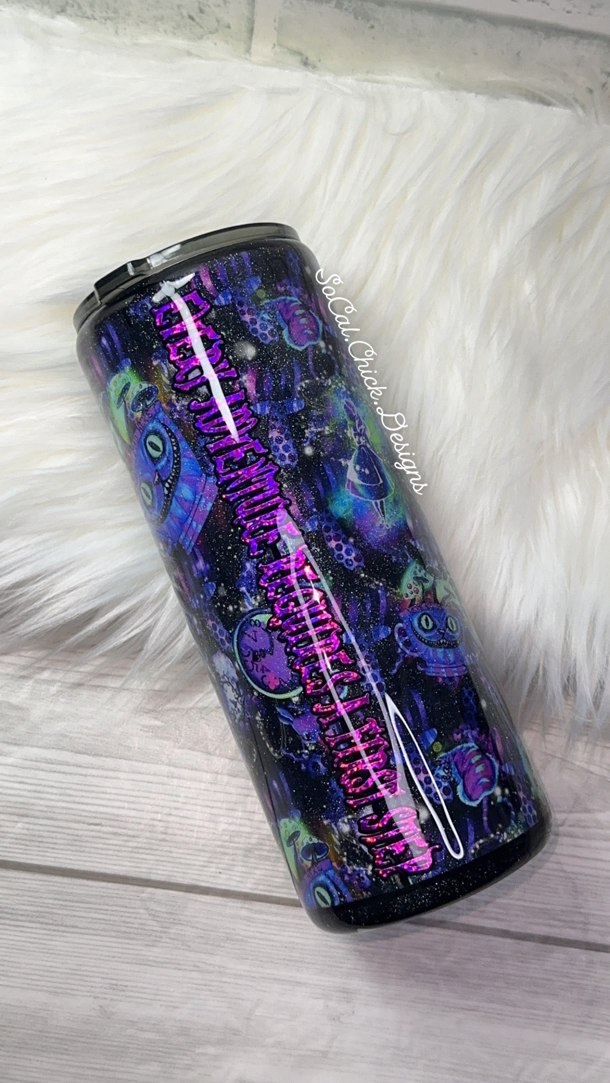 RTS {GLOW We're All Mad Here} 30oz Fatty