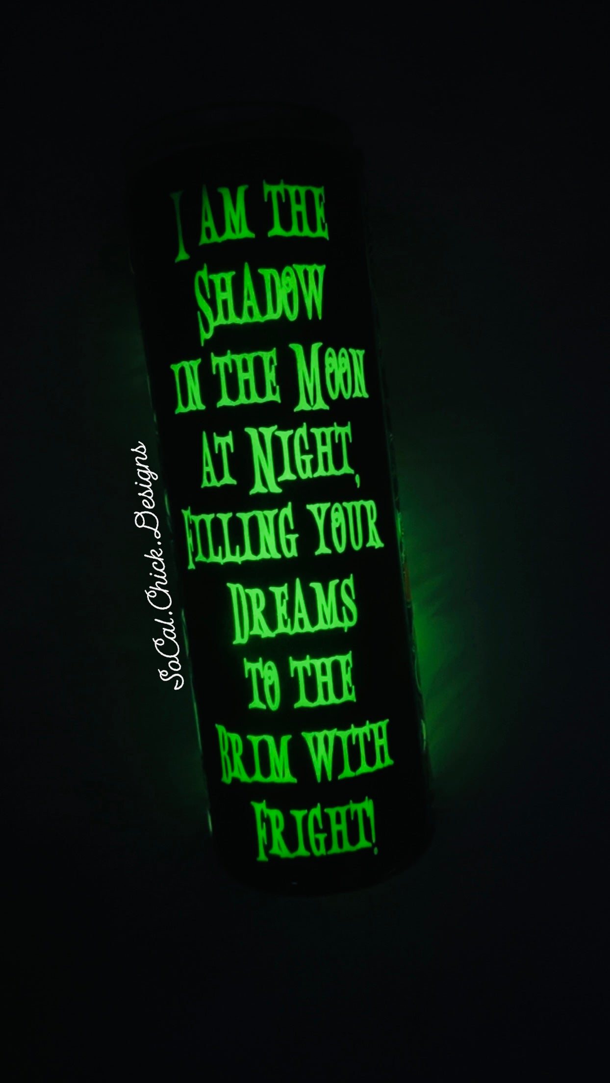 RTS {Nightmare GLOW} 30oz Skinny