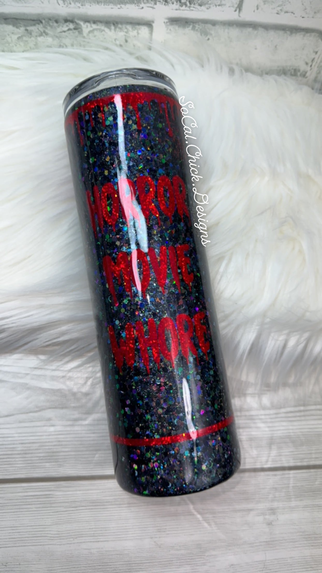 RTS {Horror Movie Whore} 30oz Skinny