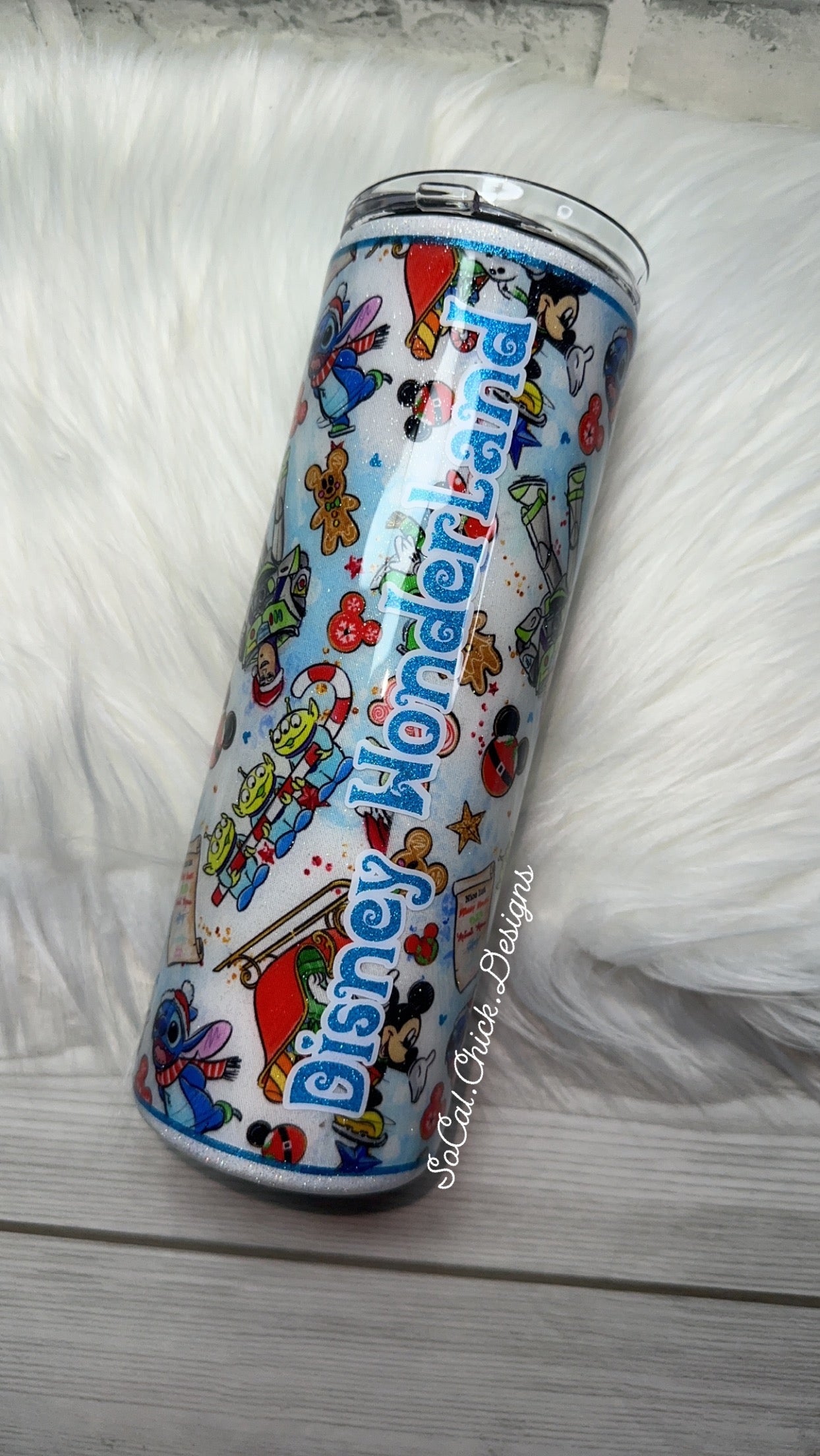 RTS {Magic Winter Wonderland- Fabric} 20oz Skinny
