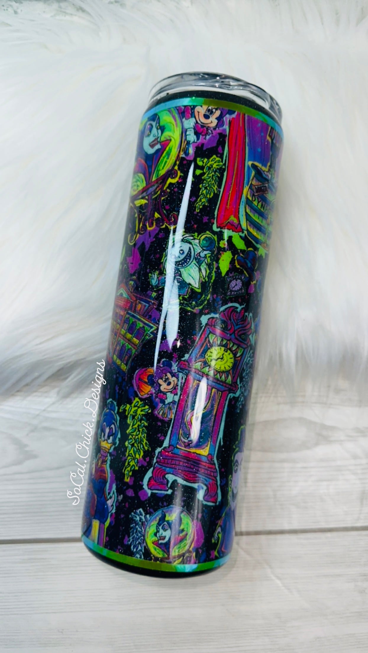 RTS {Haunted Mansion GLOW} 30oz Skinny