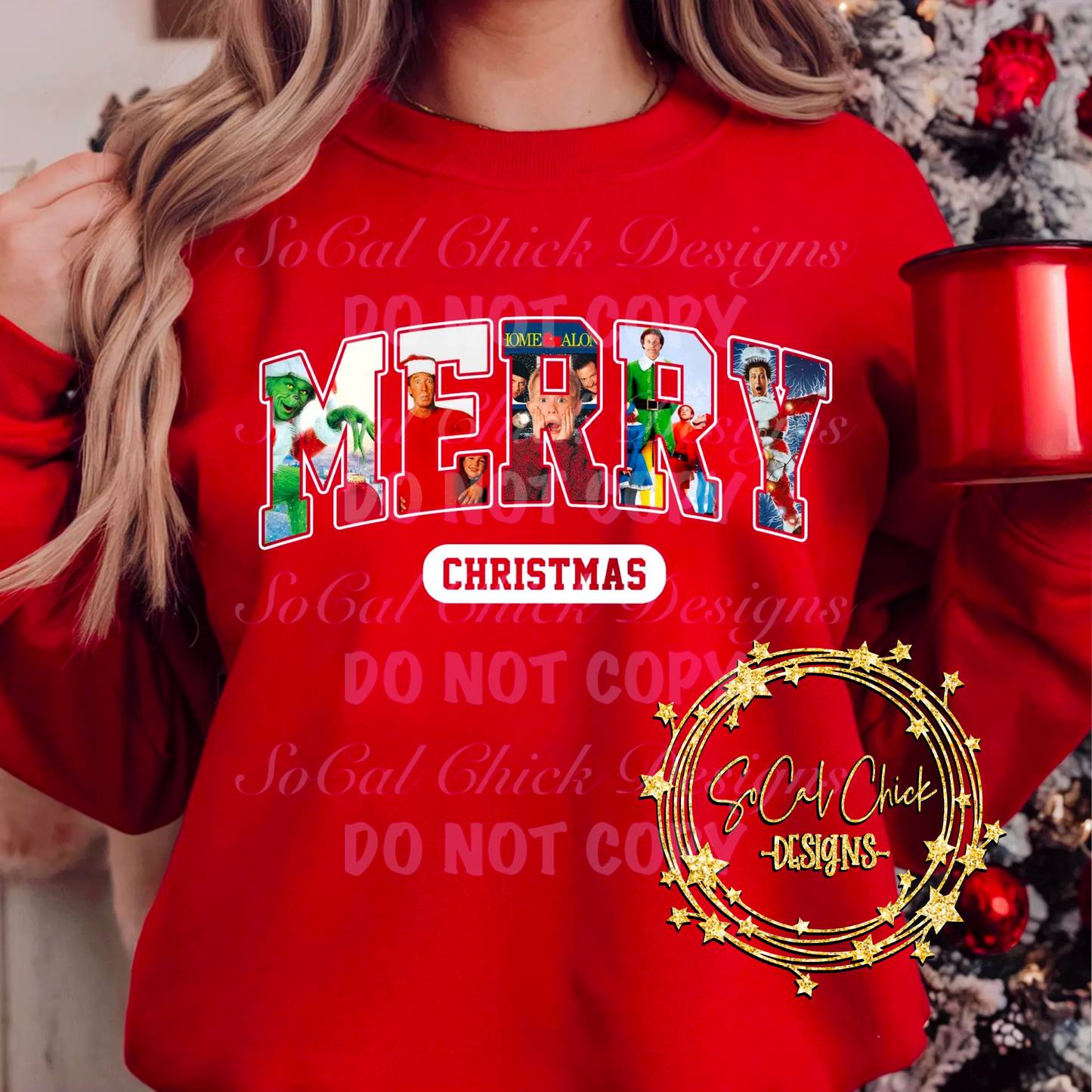 MTO {Merry Christmas Movie Buff} Adult Shirt/Crewneck/Hoodie