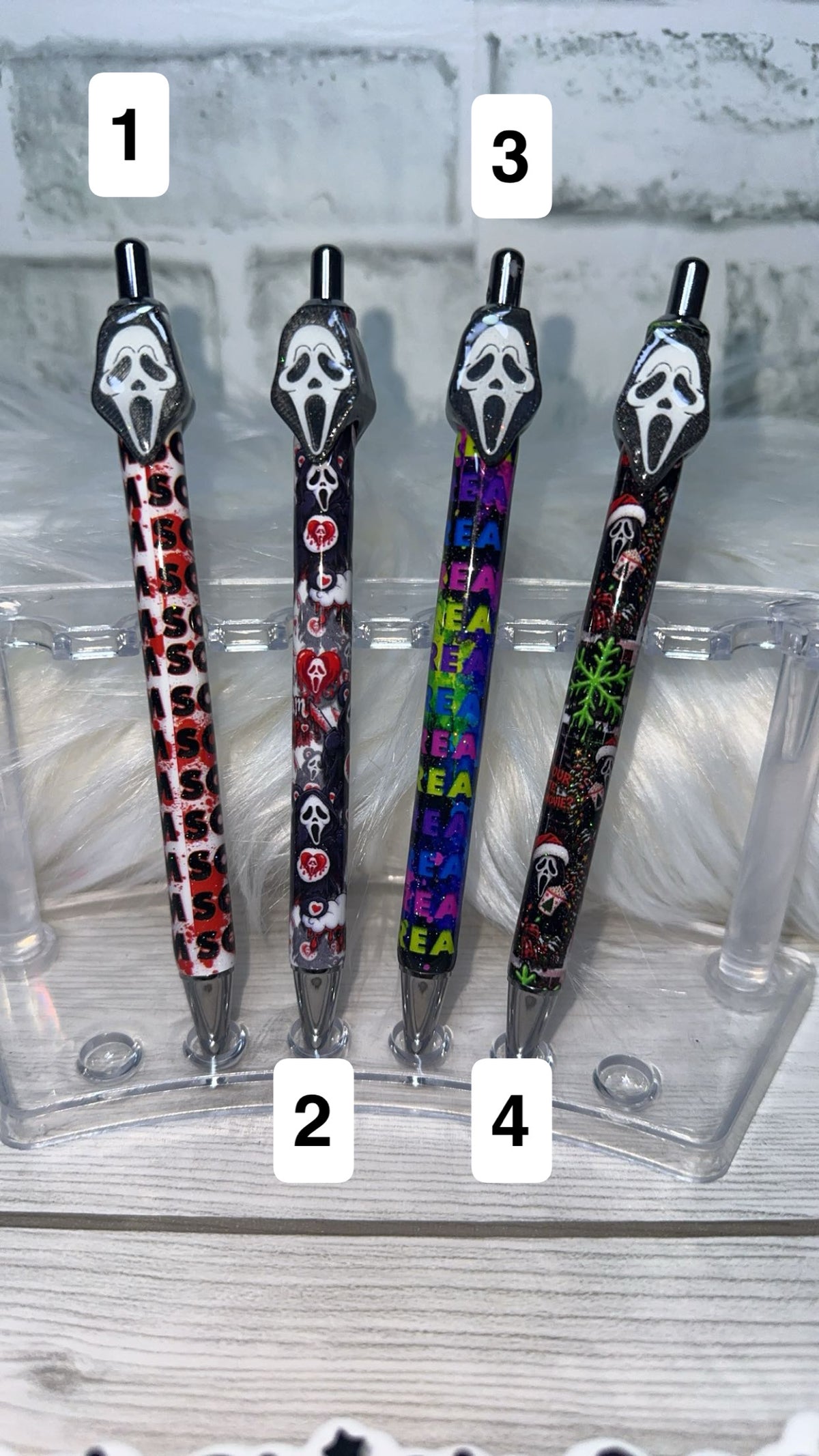 MTO {Ghostie Pens - w Topper } Select Your Pen