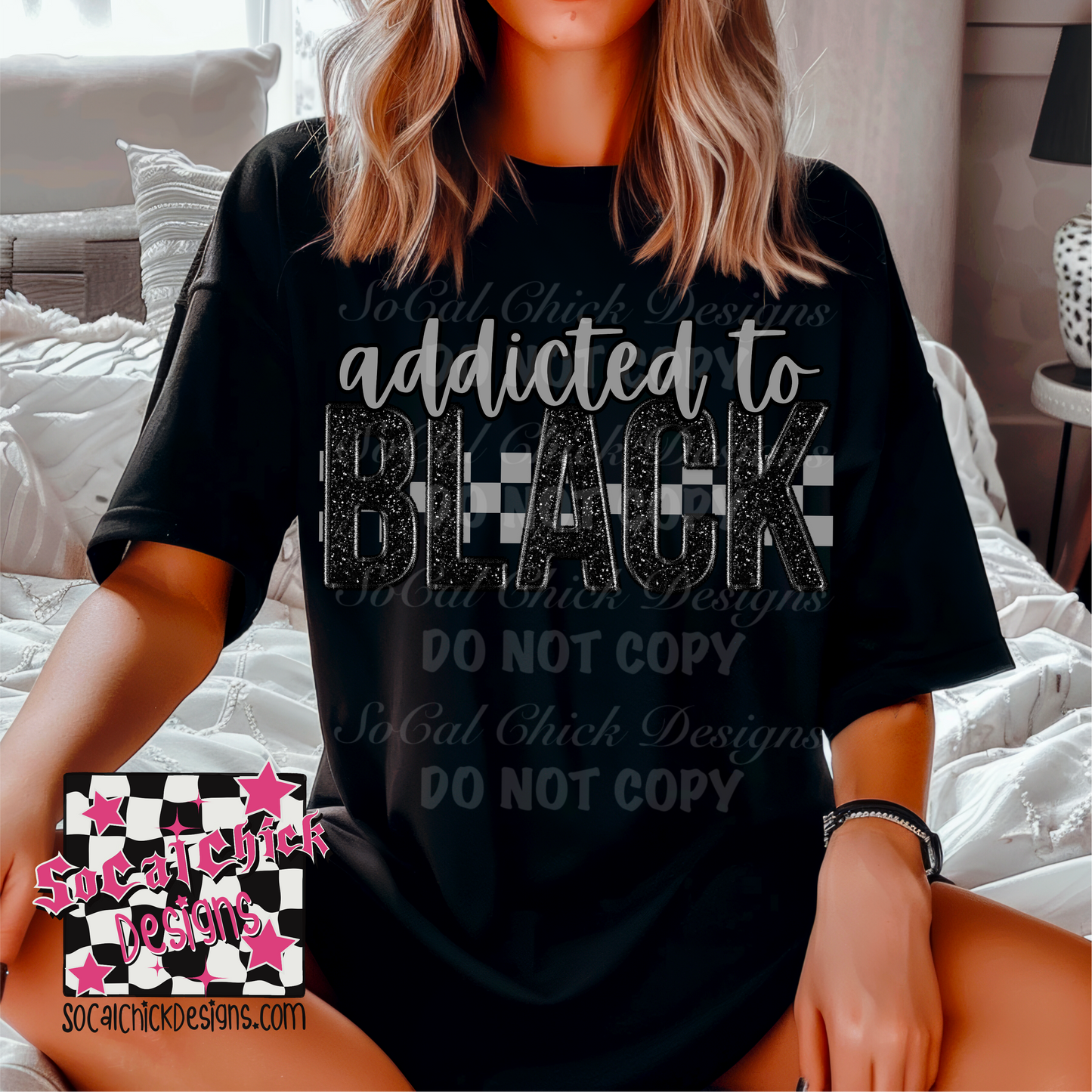 MTO {Addicted To Black} Adult Shirt/Crewneck/Hoodie