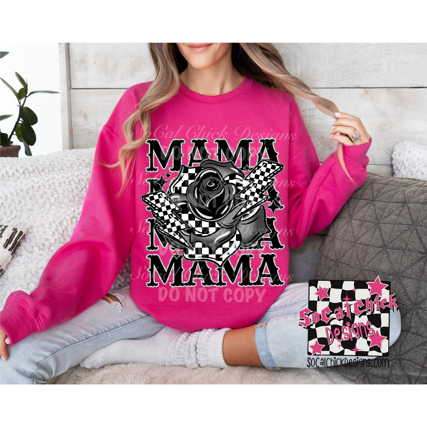 MTO {Mama Rose} Pink Adult Shirt/Crewneck/Hoodie