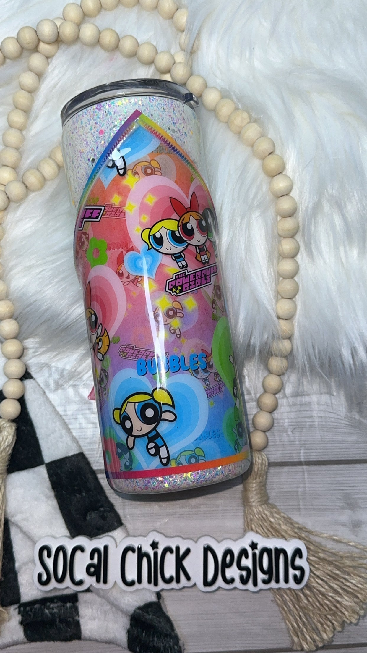 RTS {Puff Girls w Zipper & Charm} 25oz Skinny