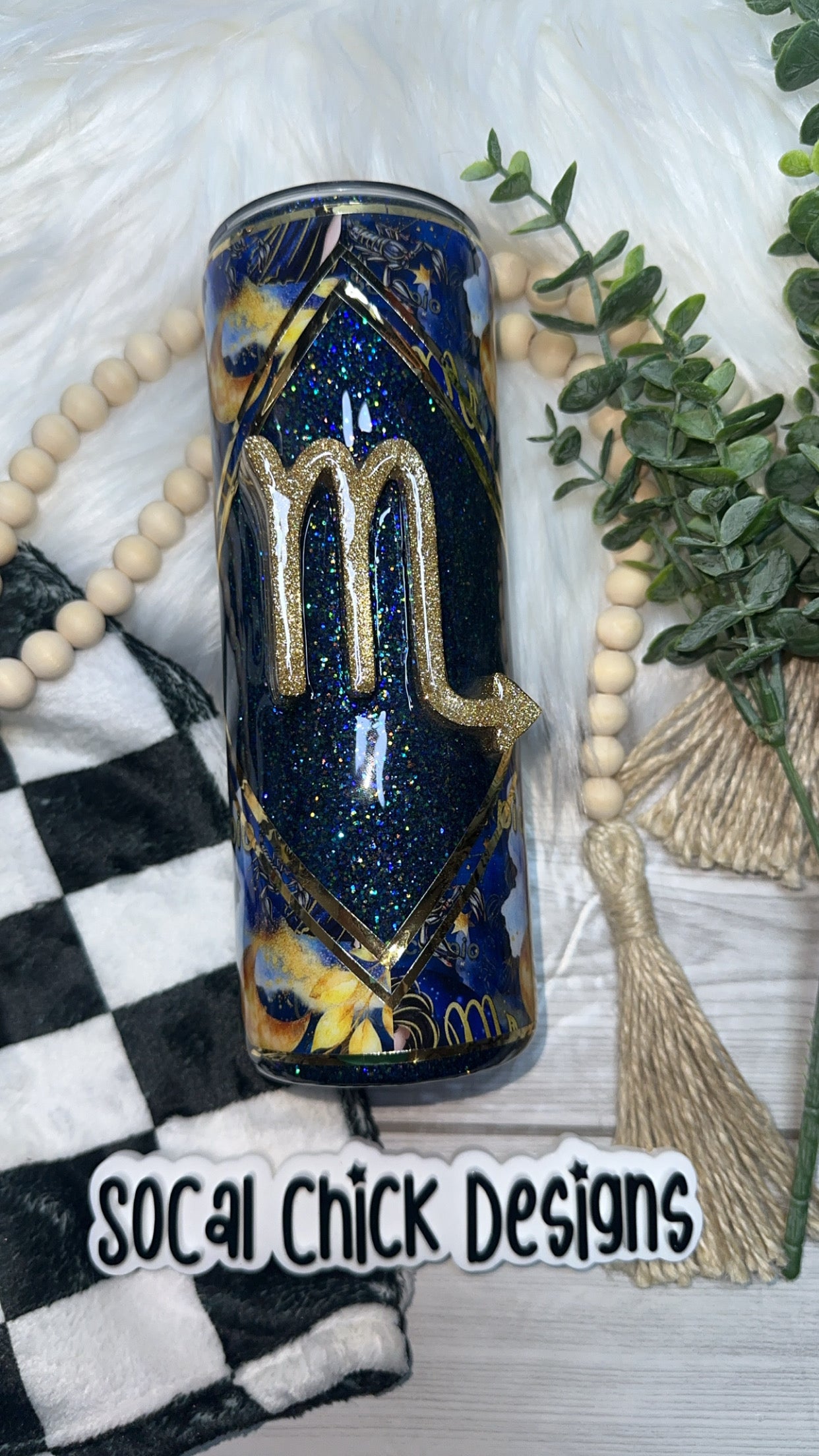 MTO {Choose Your Zodiac w 3D Element} - Select Your Tumbler Style
