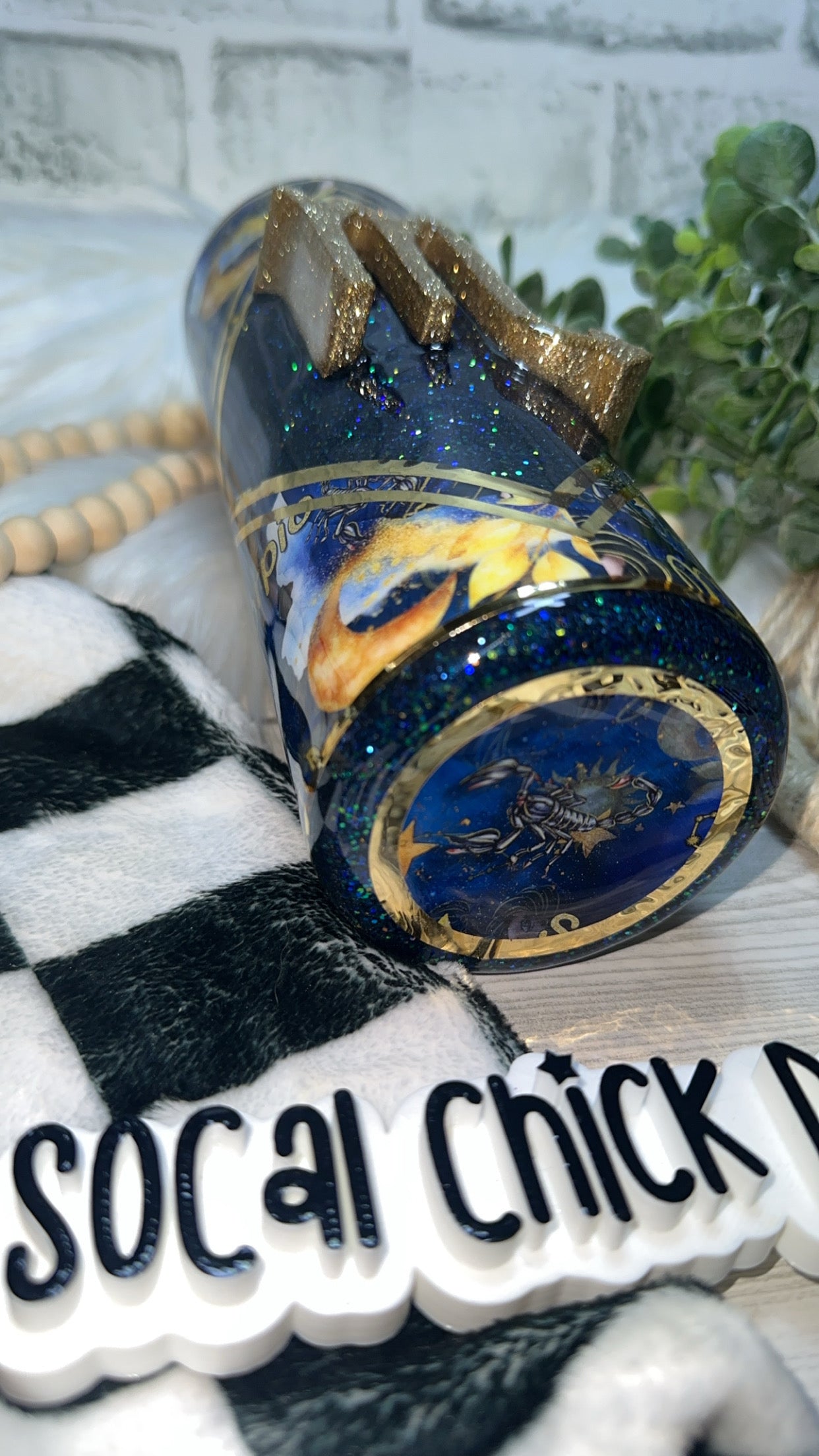MTO {Choose Your Zodiac w 3D Element} - Select Your Tumbler Style