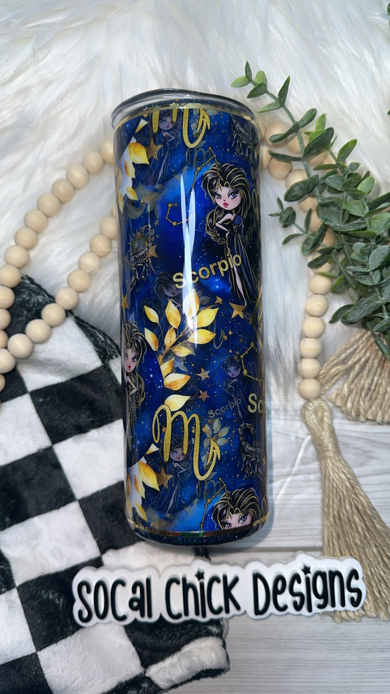 MTO {Choose Your Zodiac w 3D Element} - Select Your Tumbler Style