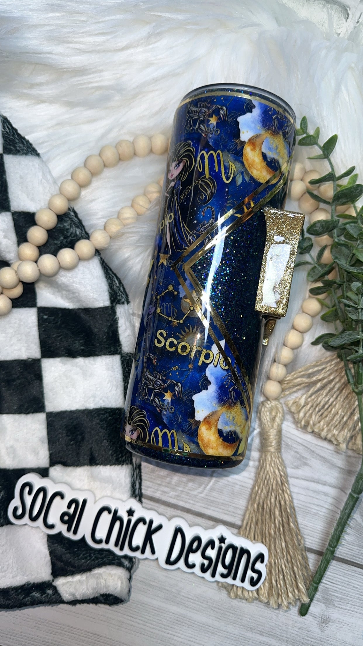 MTO {Choose Your Zodiac w 3D Element} - Select Your Tumbler Style