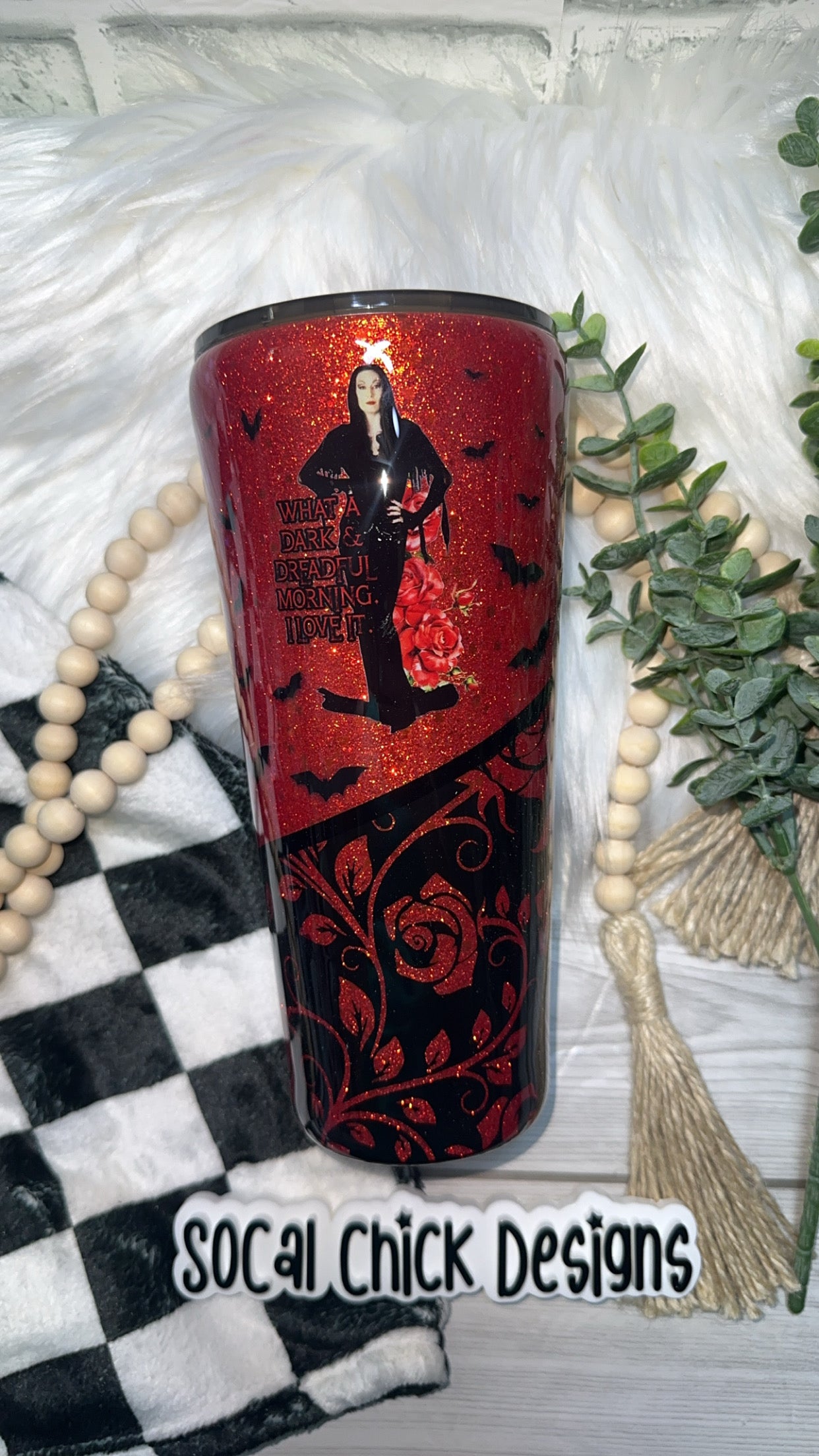 RTS {Dark & Dreadful} 32oz Slim
