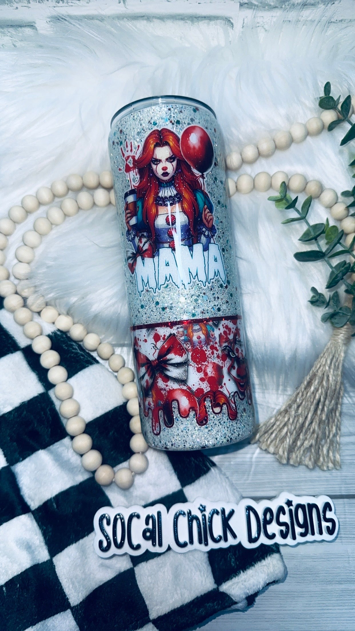 RTS {Slasher Mama Penny} 20oz Skinny