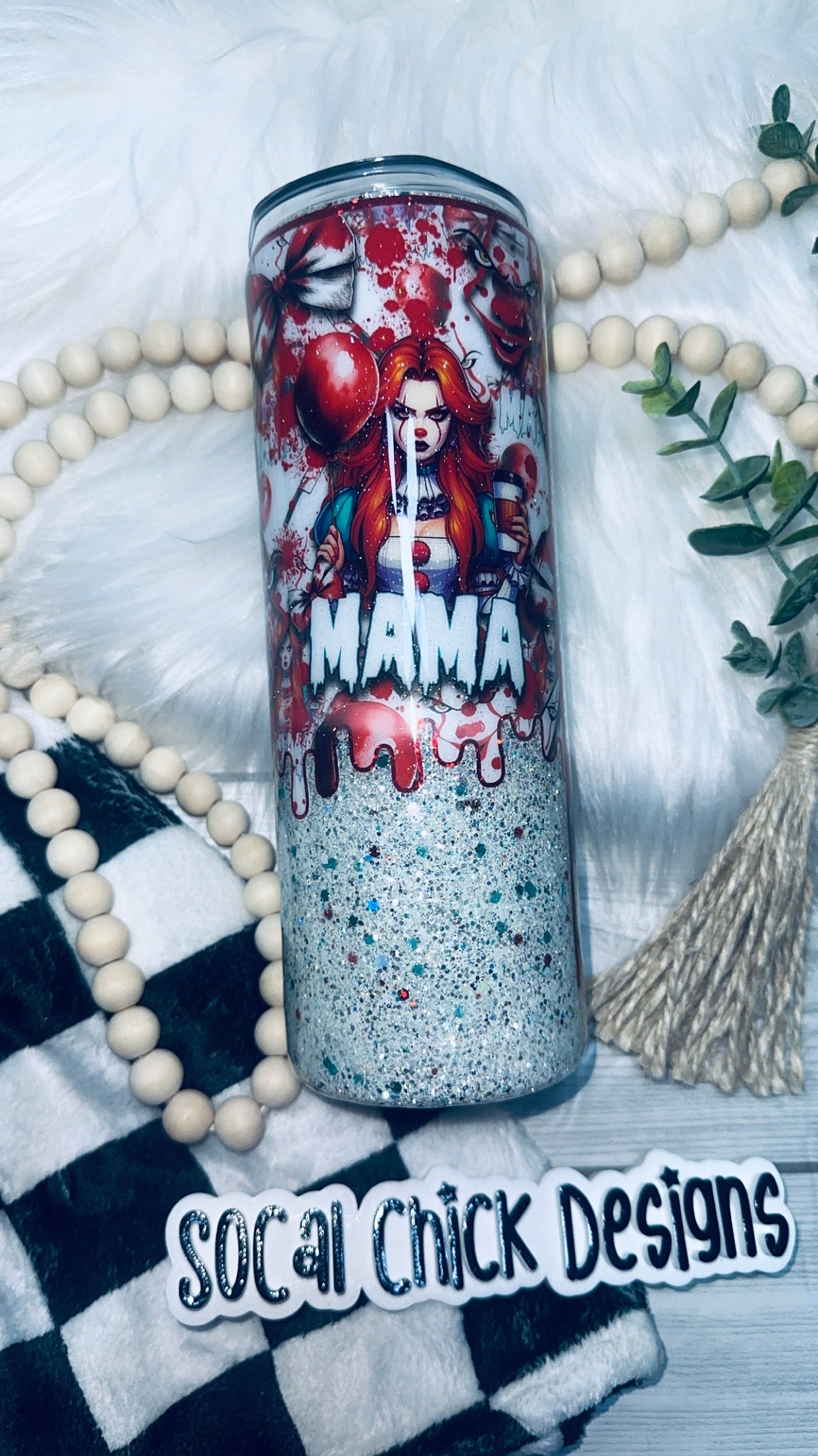 RTS {Slasher Mama Penny} 20oz Skinny