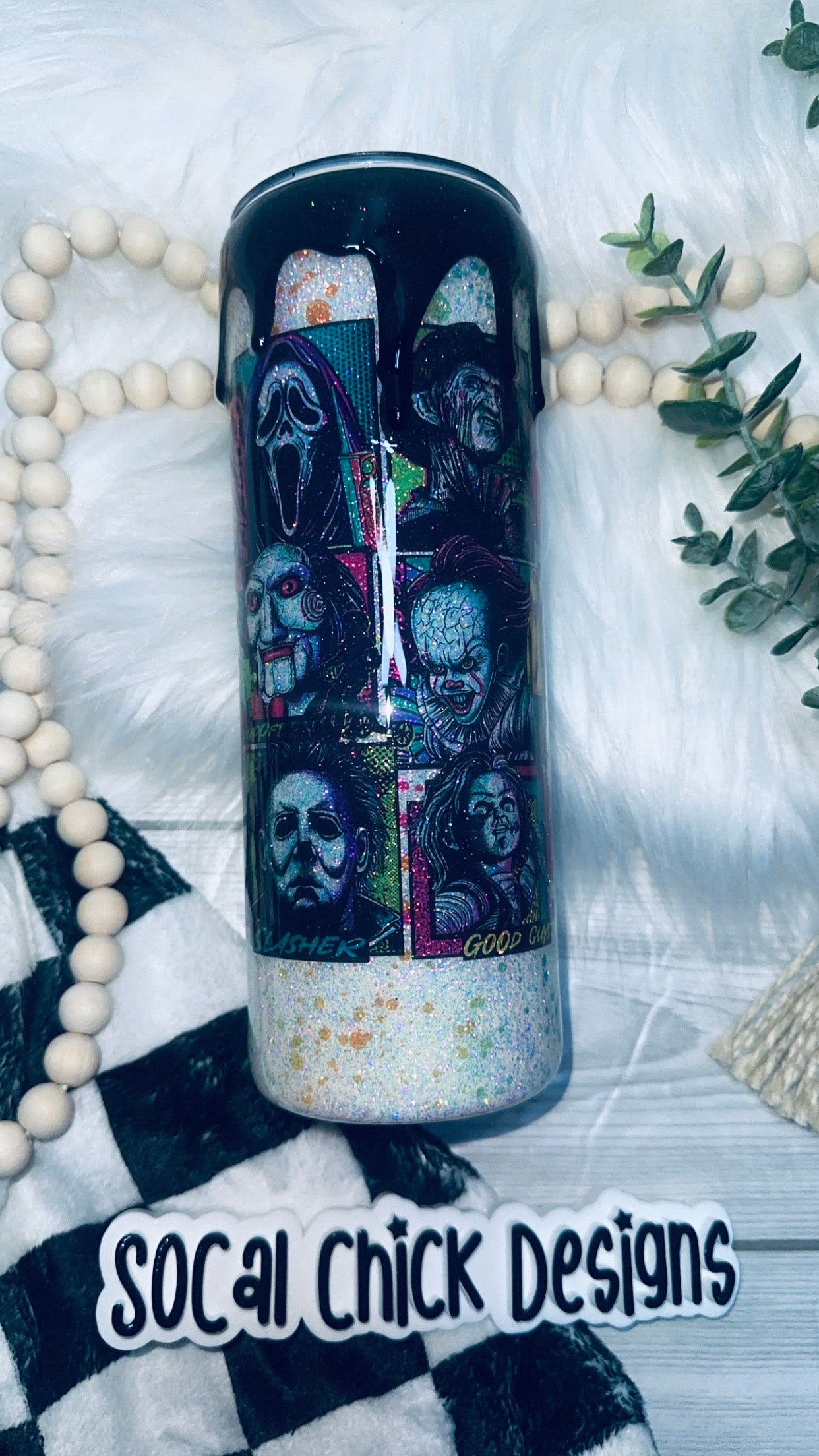 RTS {Horror Squad w Drip} 20oz Skinny