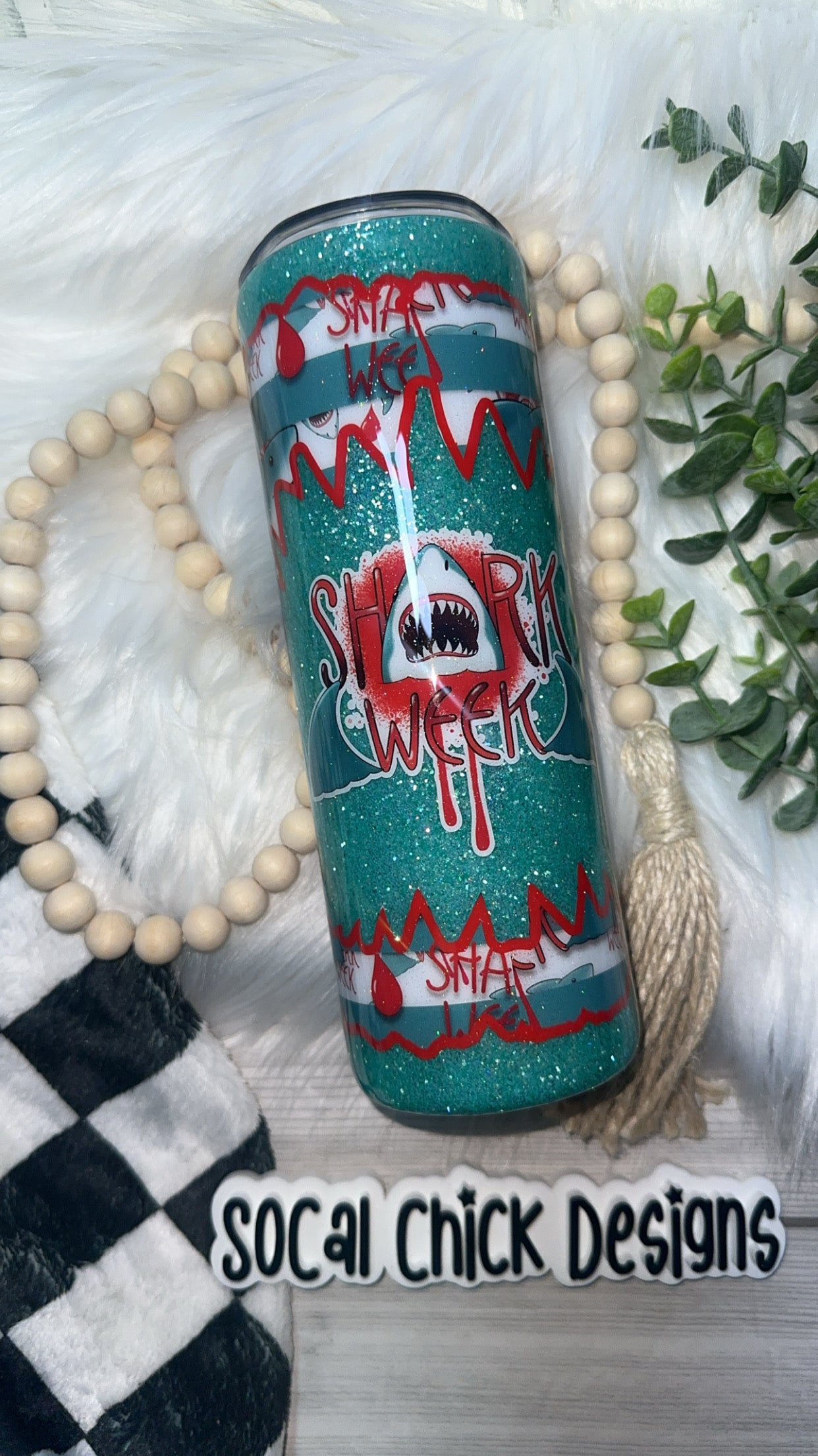 RTS {Shark Week) 20oz Skinny