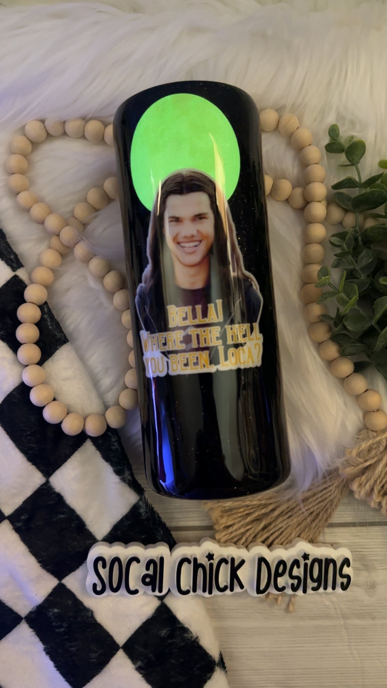 RTS {Team Jake w Glow Moon} 25oz Skinny