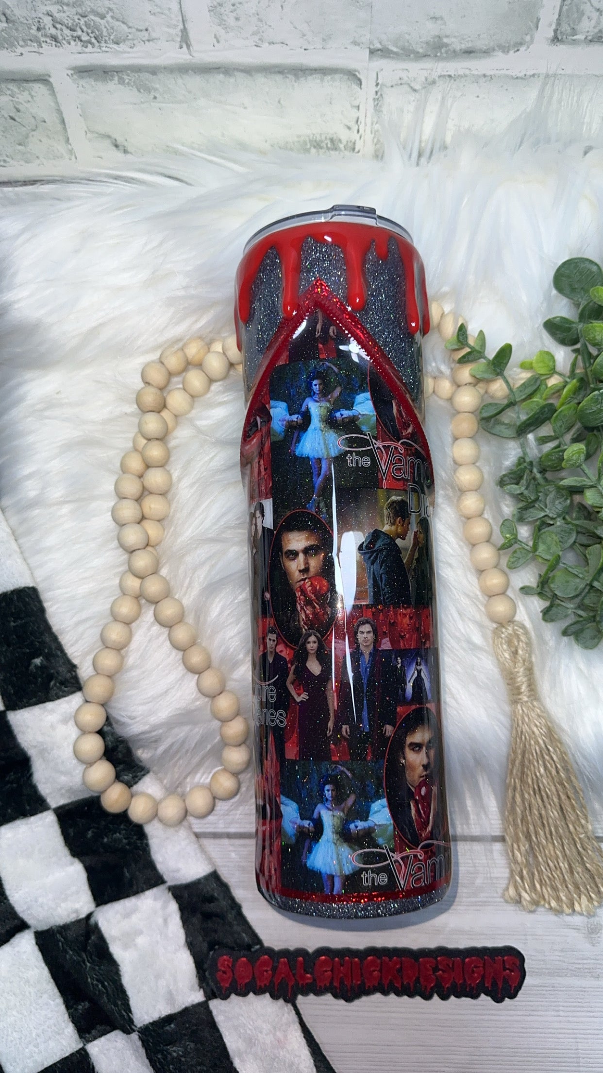 MTO {TVD with Zipper, Charm & Snow Globe Bottom} Select Your Tumbler Style