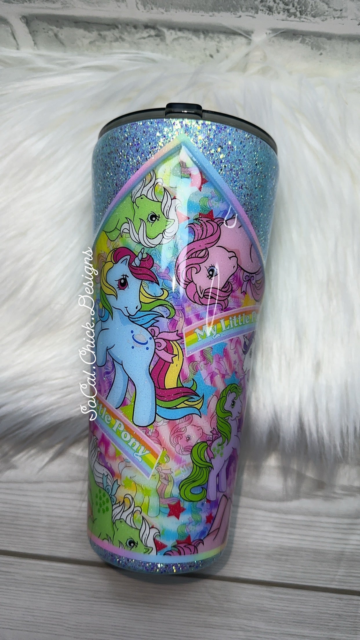 RTS {MLP Zipper & Charm} 32oz Slim