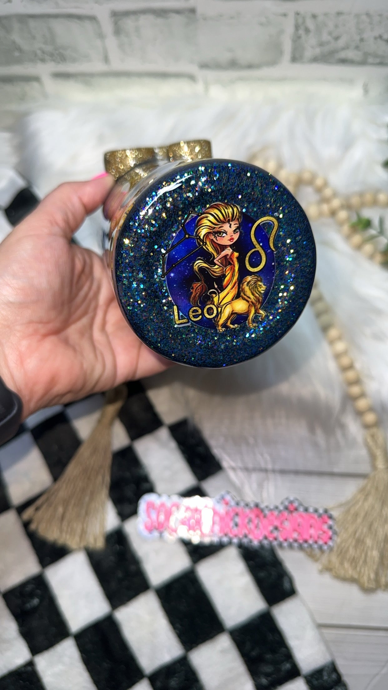 MTO {Choose Your Zodiac w 3D Element} - Select Your Tumbler Style