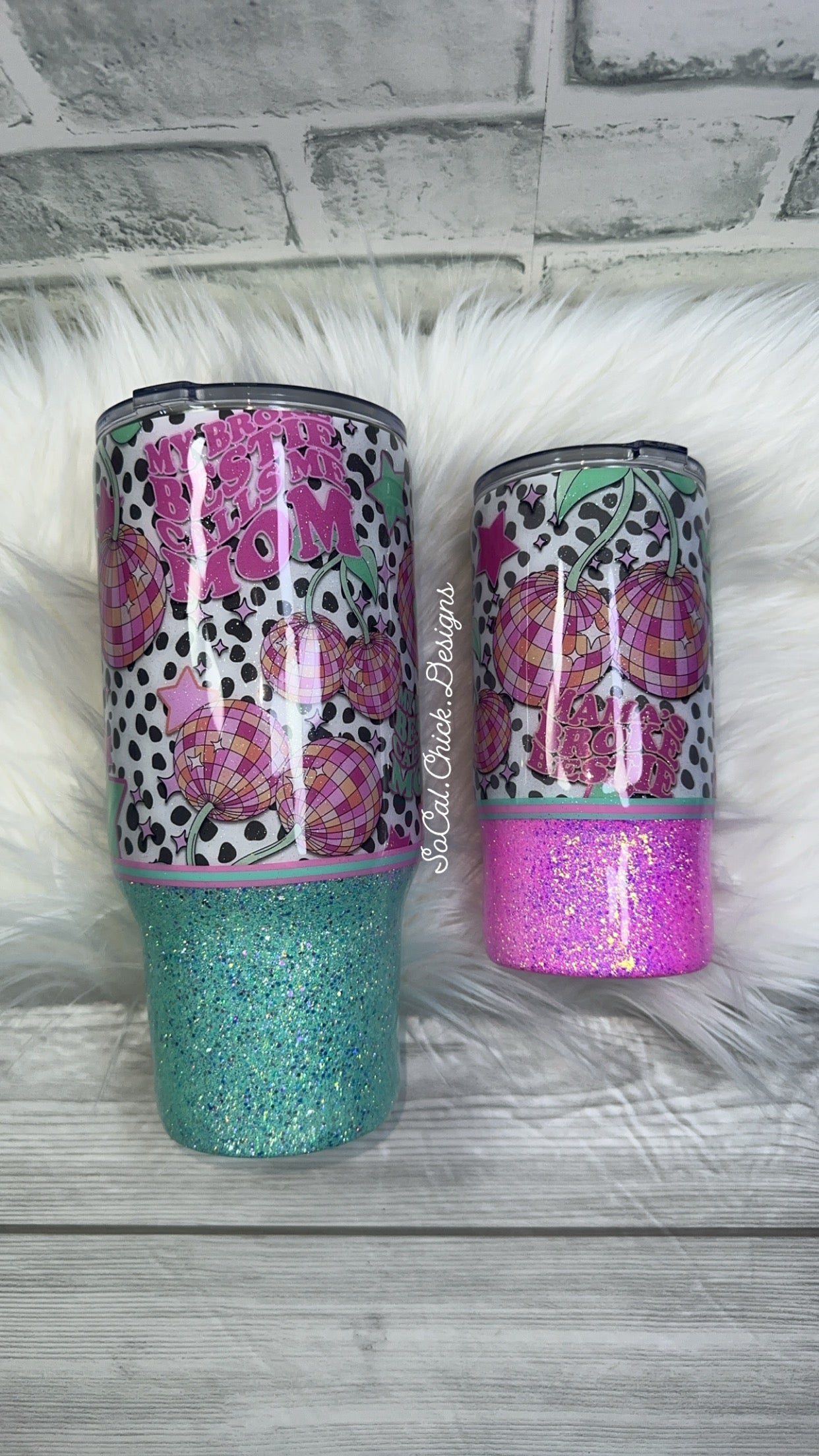 RTS {Broke Bestie Mama & Mini Set} 32oz & 16oz Both