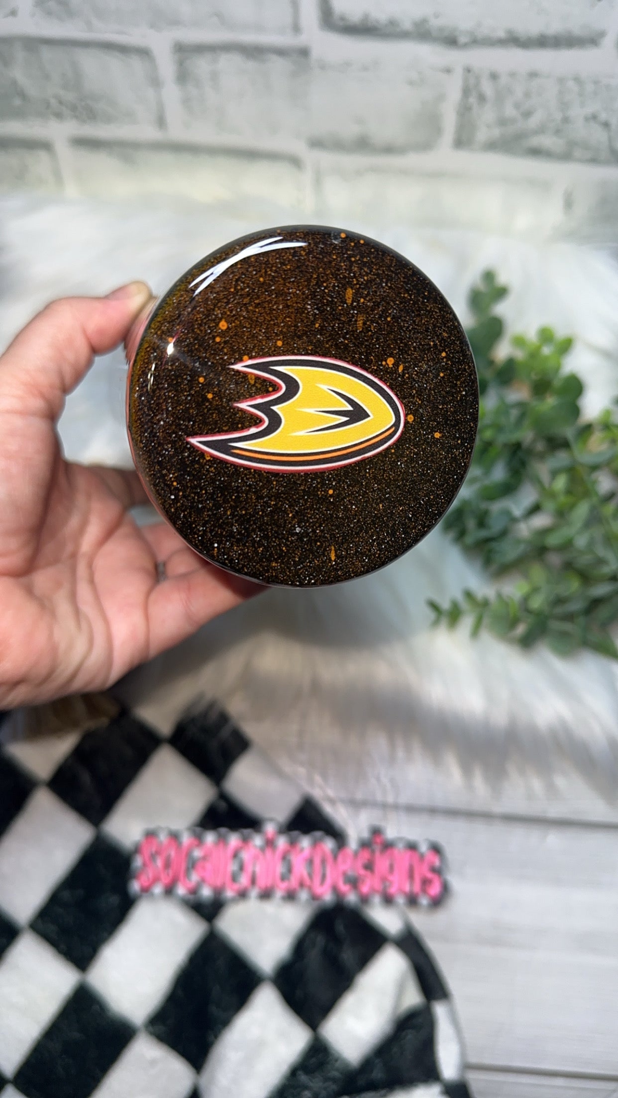 RTS {Go Ducks - No Glitter} 32oz Slim