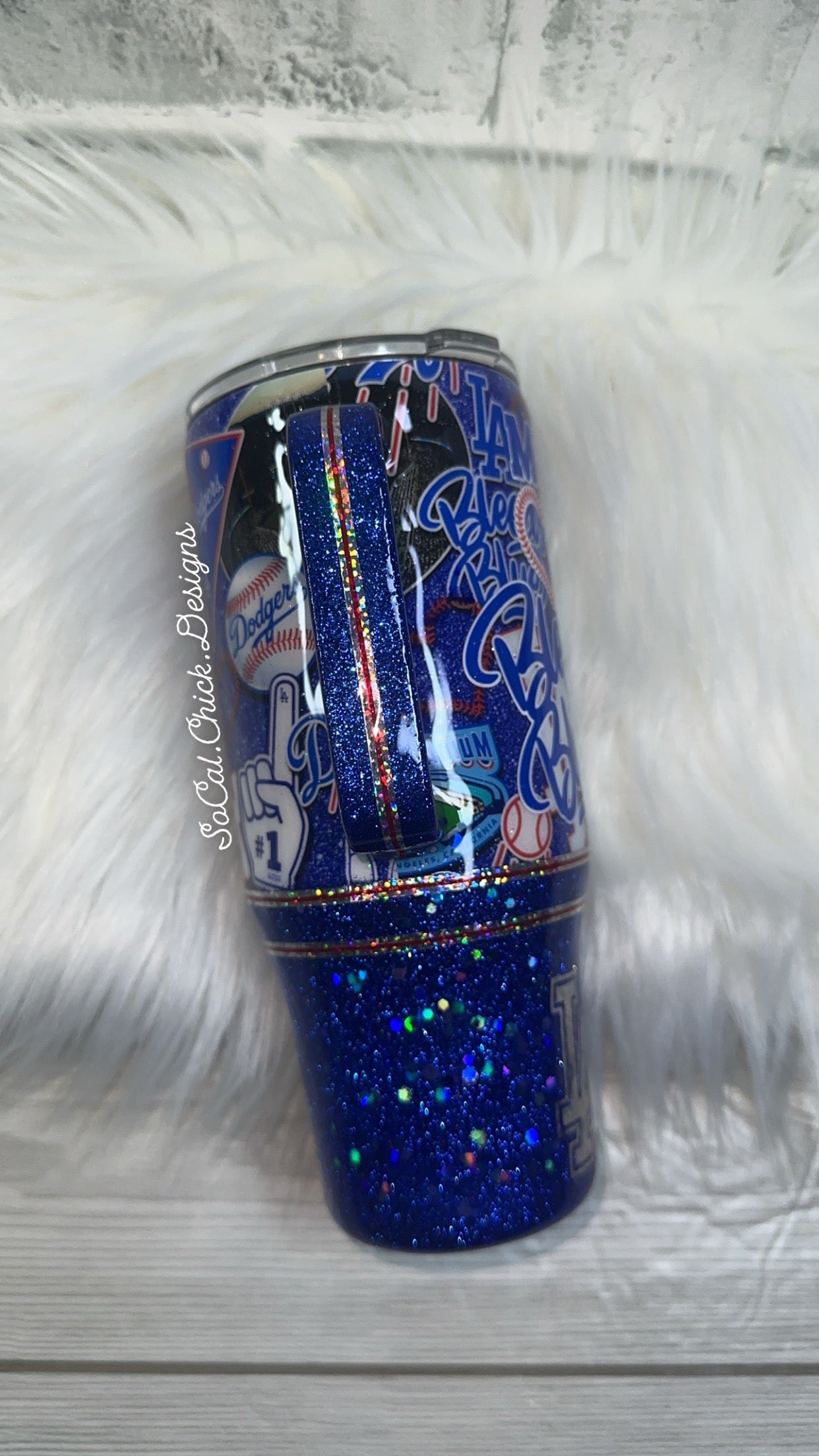 RTS {LA Bleed Blue} 24oz Curve