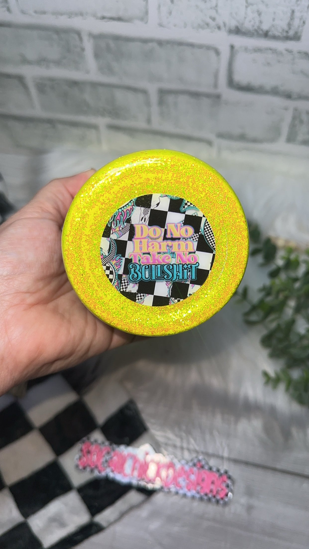 RTS {Do No Harm Take No BS} 30oz Skinny
