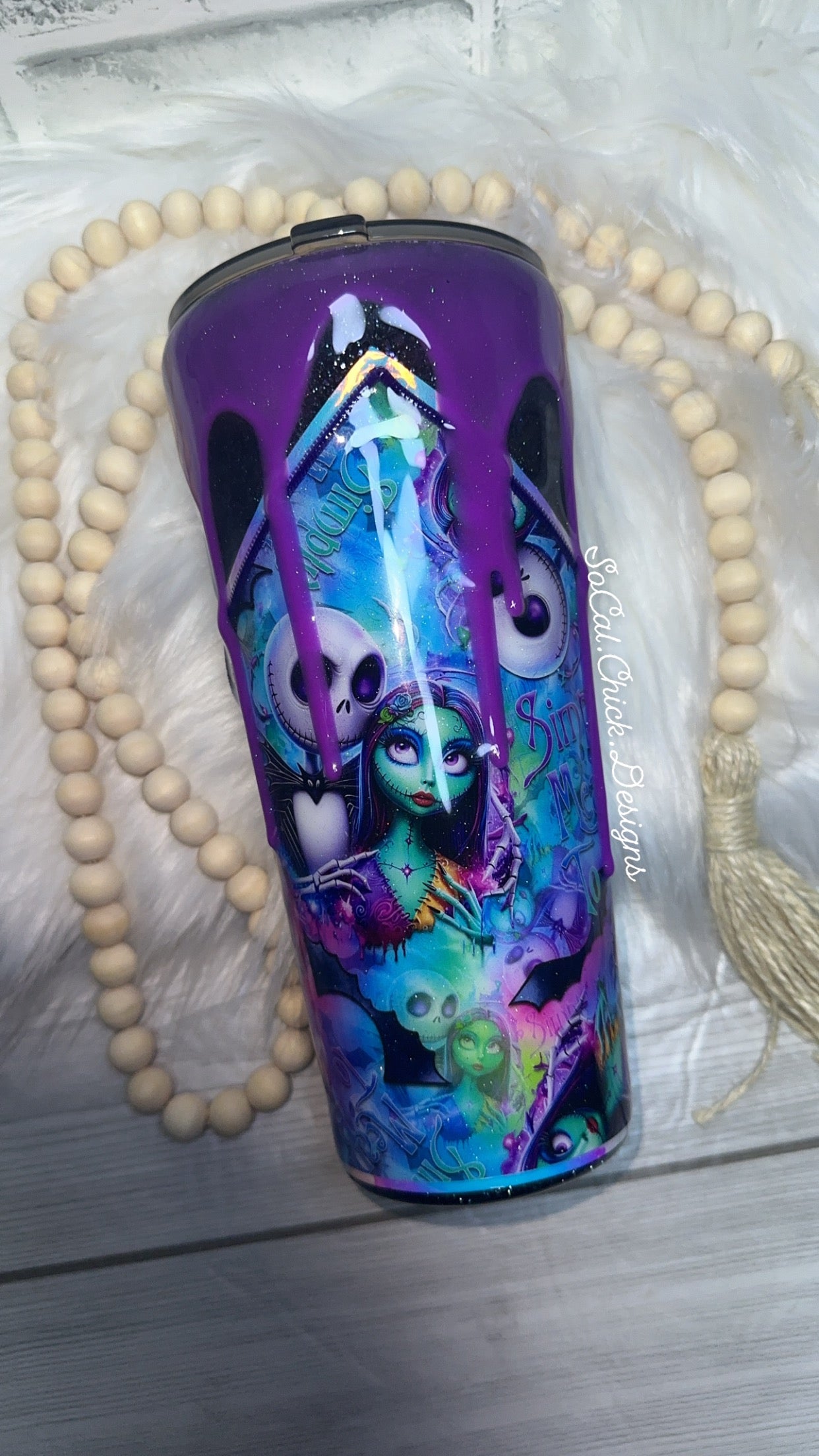 RTS {Meant To Be J/S, Zipper & Charm} 32oz Slim