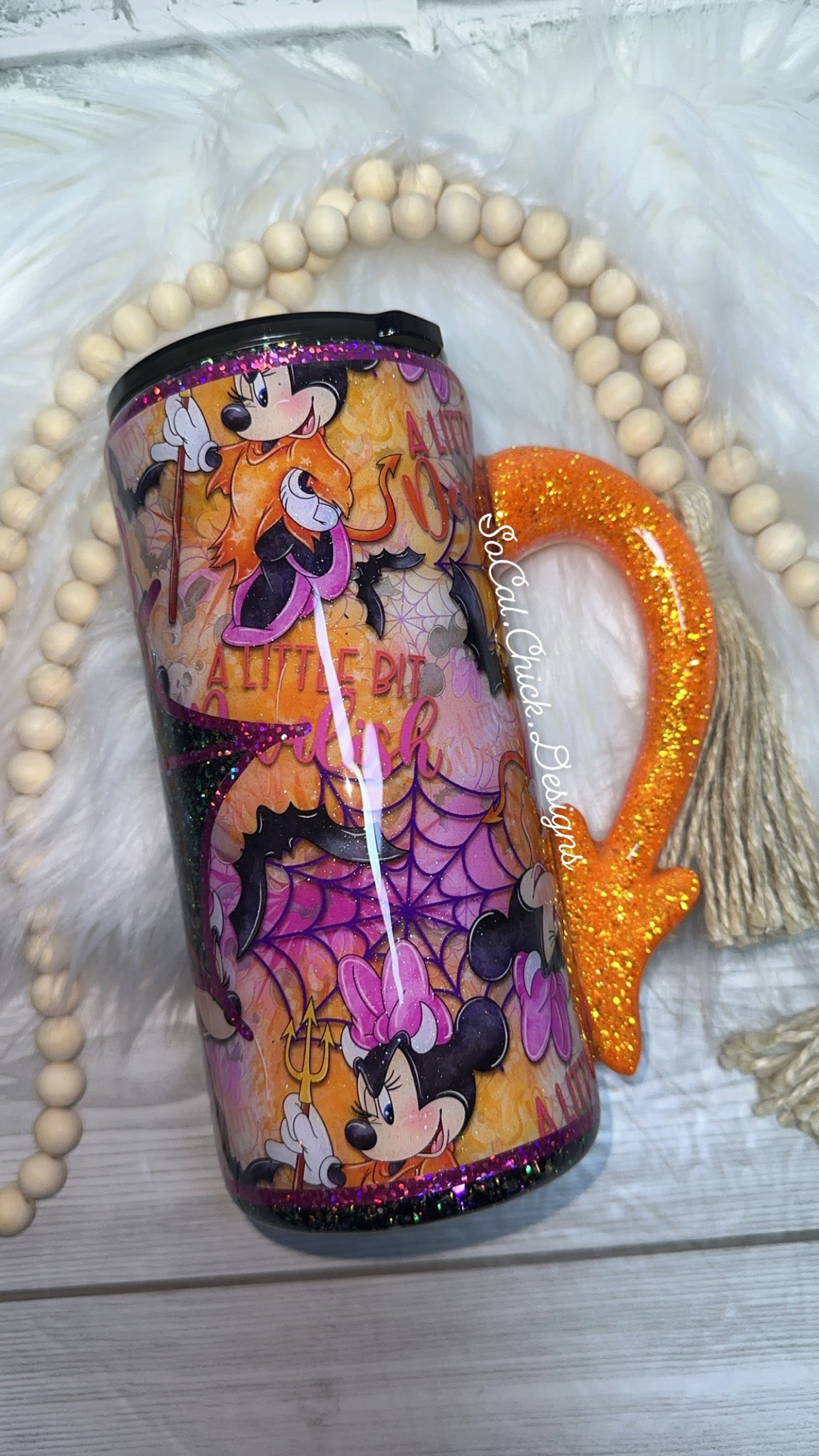 RTS {Little Bit Devilish w Devil Handle} 22oz Fatty