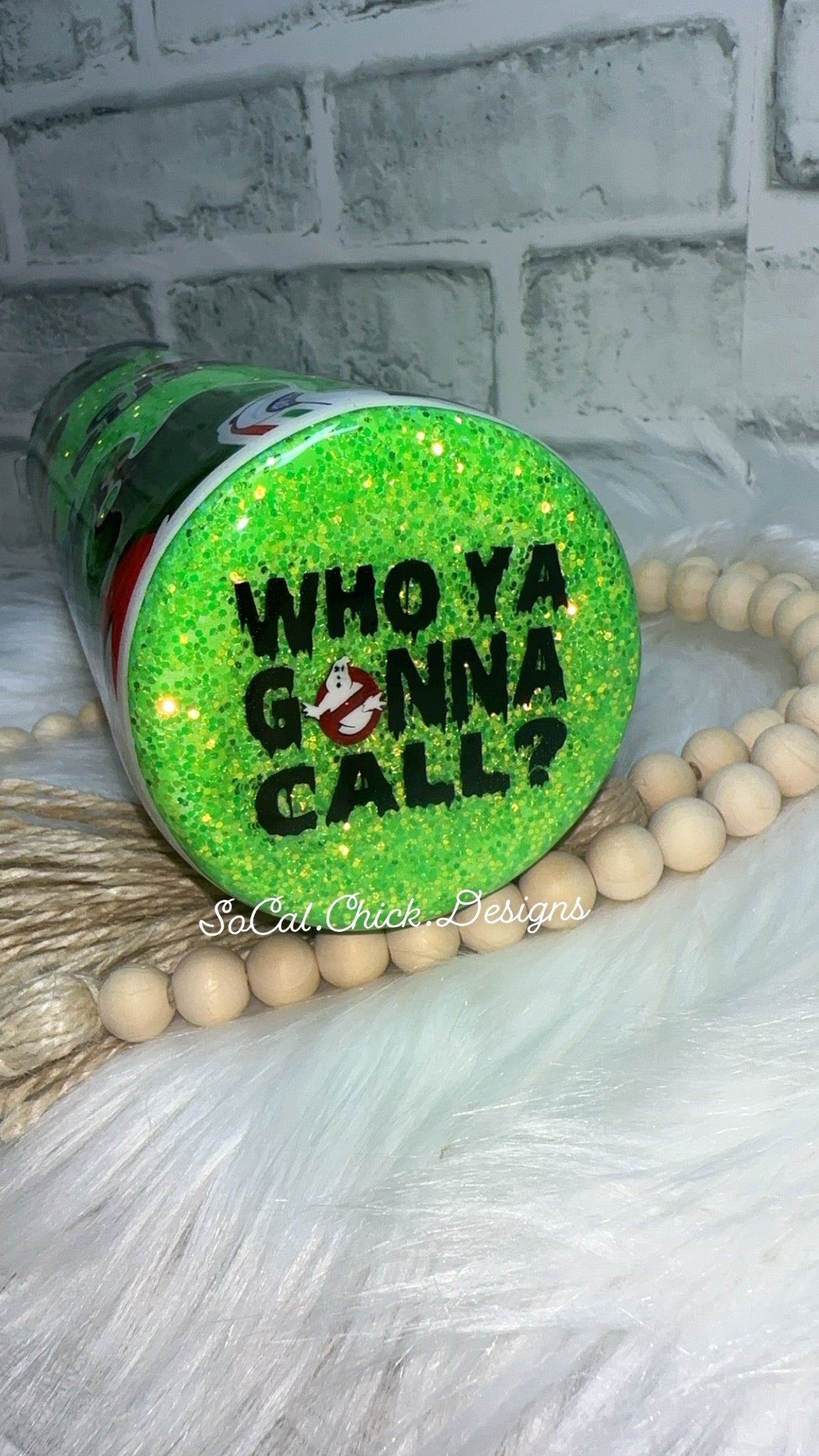 RTS {Who Ya Gonna Call - GLOW In The Dark} 35oz Skinny