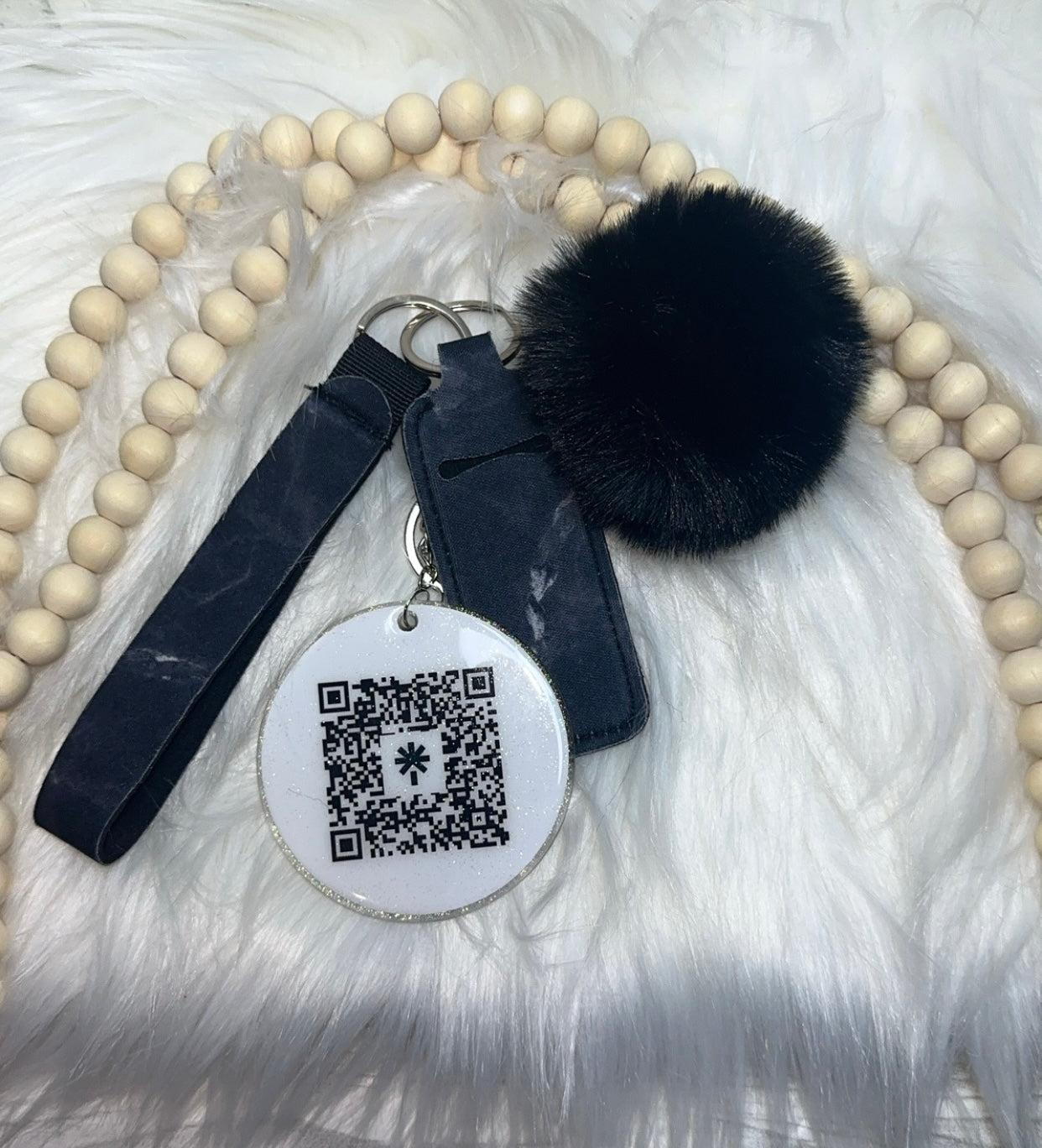 MTO {Add Your Logo} Keychain Marble