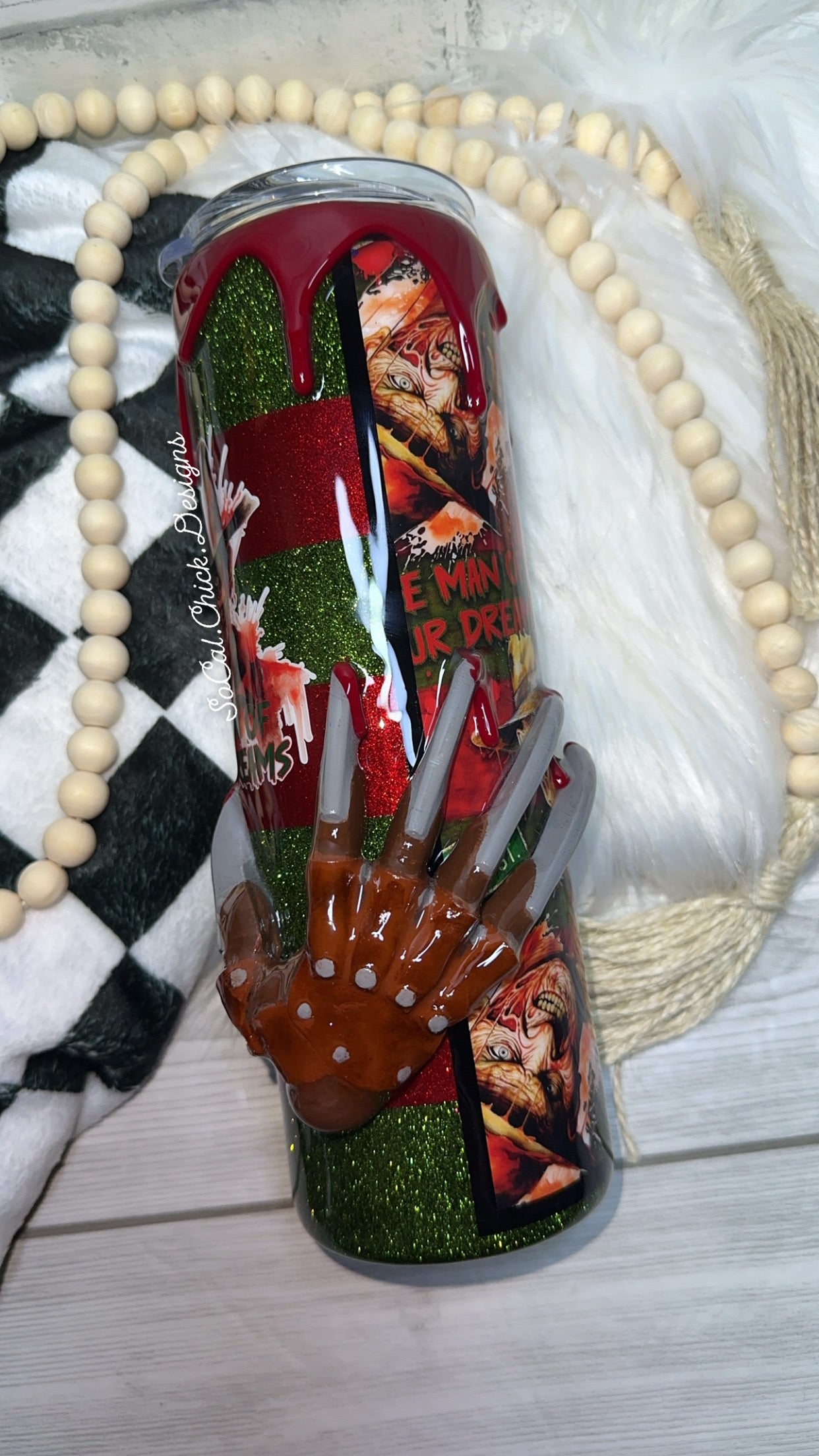 MTO {Freddy w 3D Hand} Select Your Tumbler Style