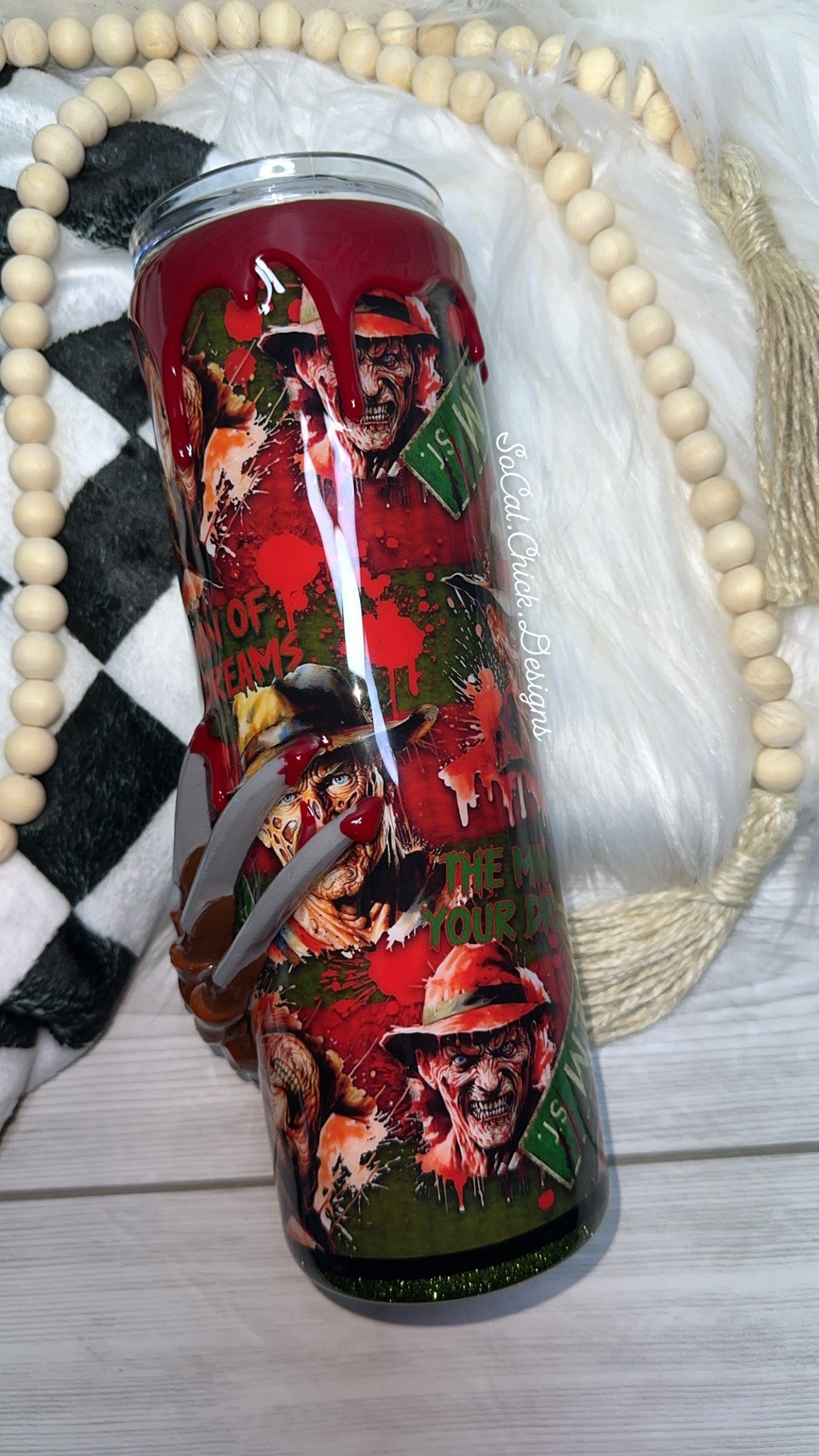 MTO {Freddy w 3D Hand} Select Your Tumbler Style