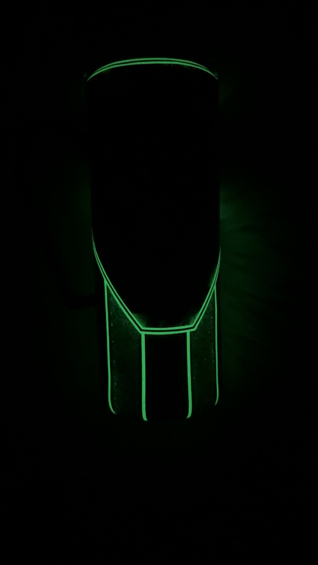 RTS {And For The Lady, Perhaps A F*cking Break? With Coffin Handle and Glow Features} 25oz Skinny