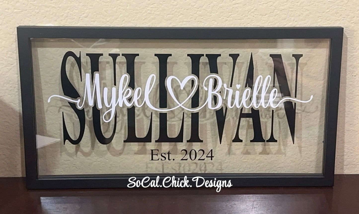 MTO {Float Frame} Sign -Custom