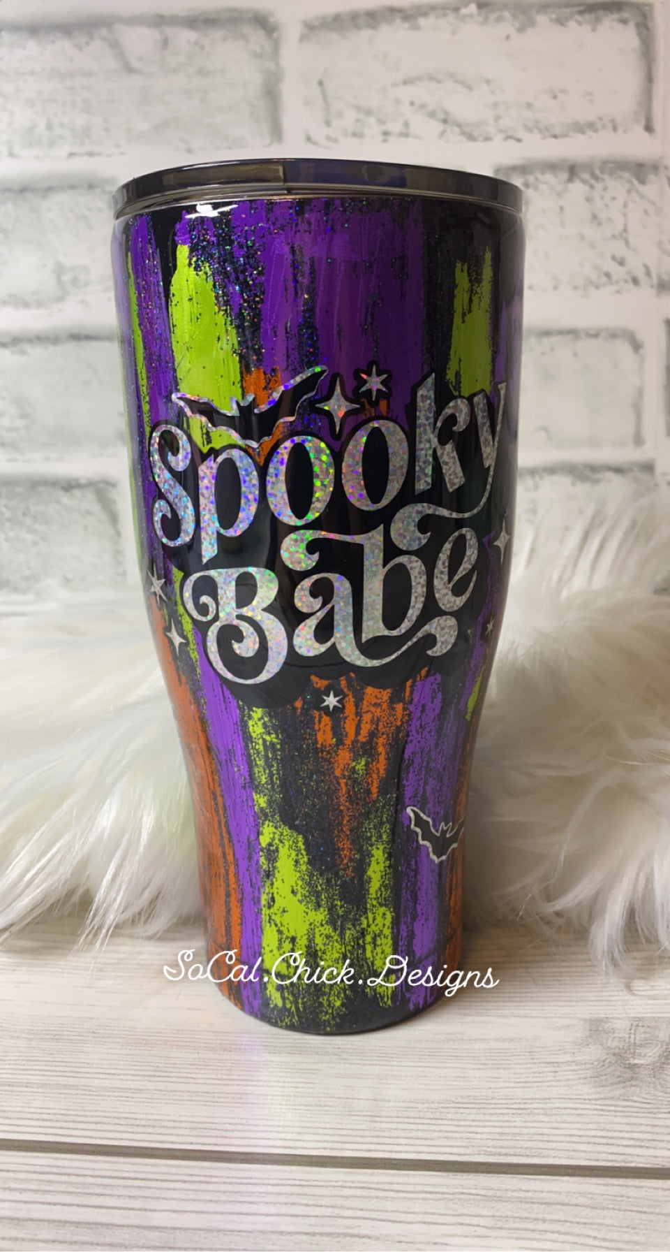 RTS {Spooky Babe} 24oz Curve