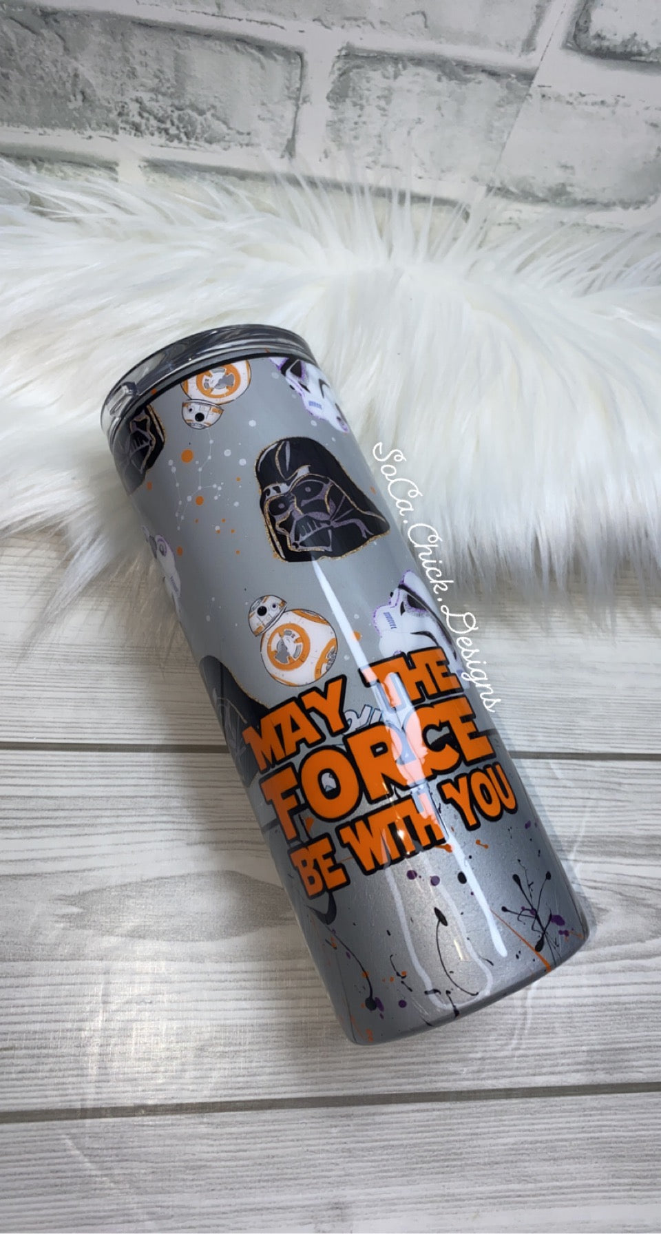 RTS {May the Force} 25oz Skinny