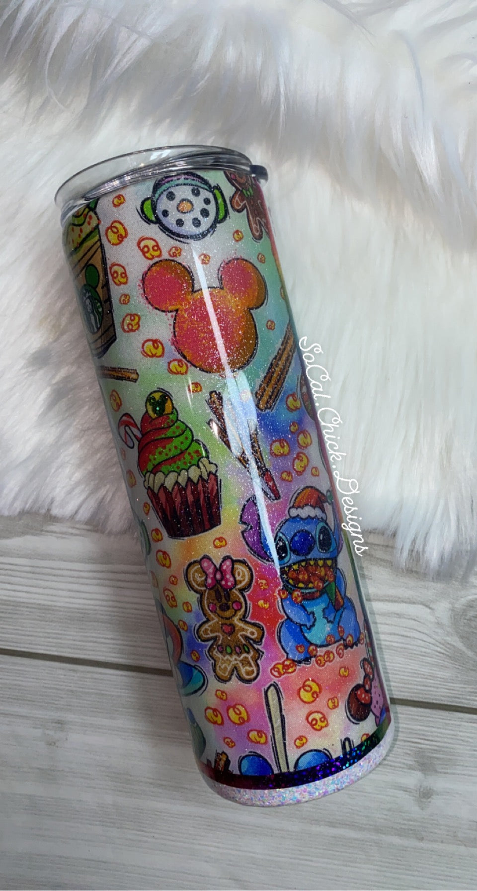 RTS {Rainbow Wonderland Fabric} 20oz Skinny