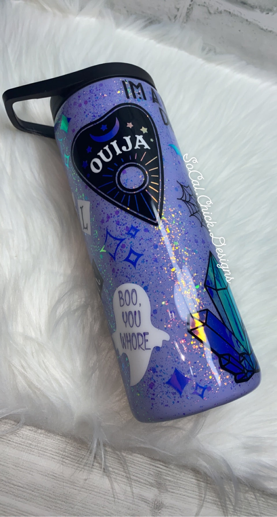 MTO {Spell Book Purple} - Select Your Tumbler Style