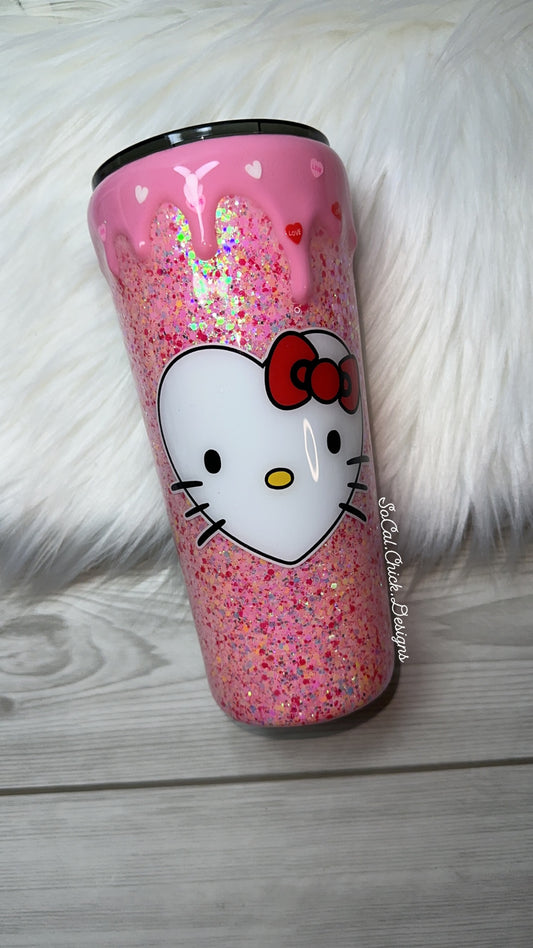 RTS {Kitty Love} 22oz Slim