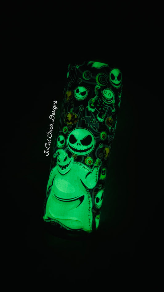 RTS {Nightmare GLOW} 30oz Skinny