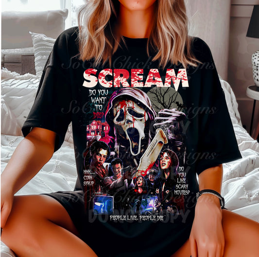 MTO {Scream} Adult Sizes and Styles Apparel