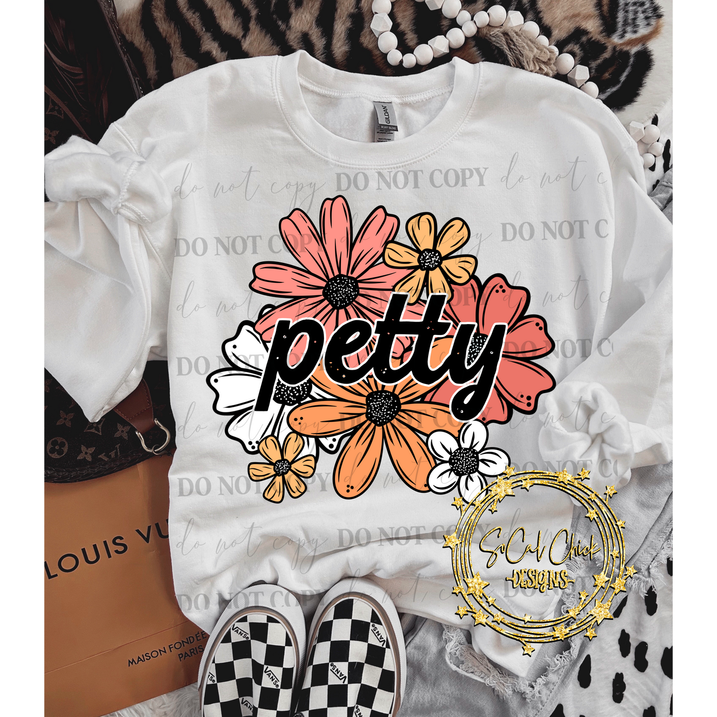 MTO {Petty} White or Black Adult Shirt/Crewneck/Hoodie