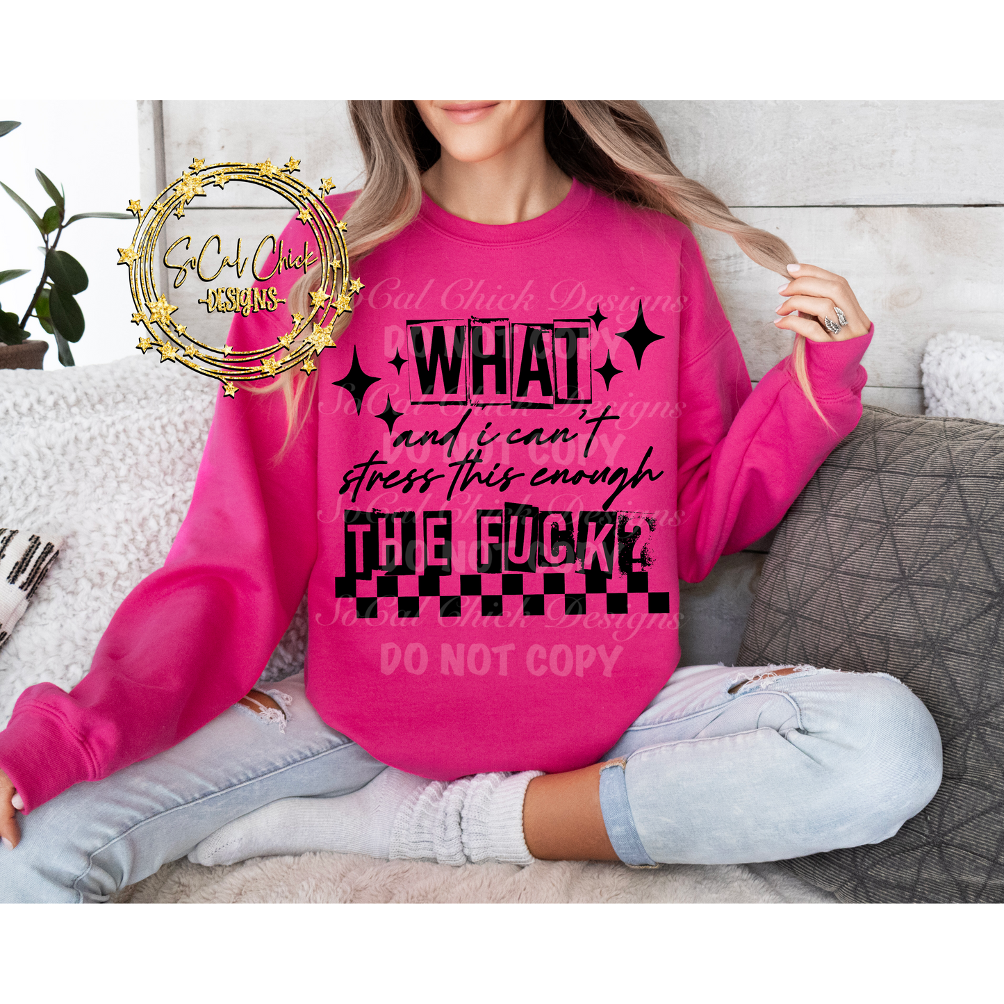 MTO {WTF} Pink Adult Shirt/Crewneck/Hoodie