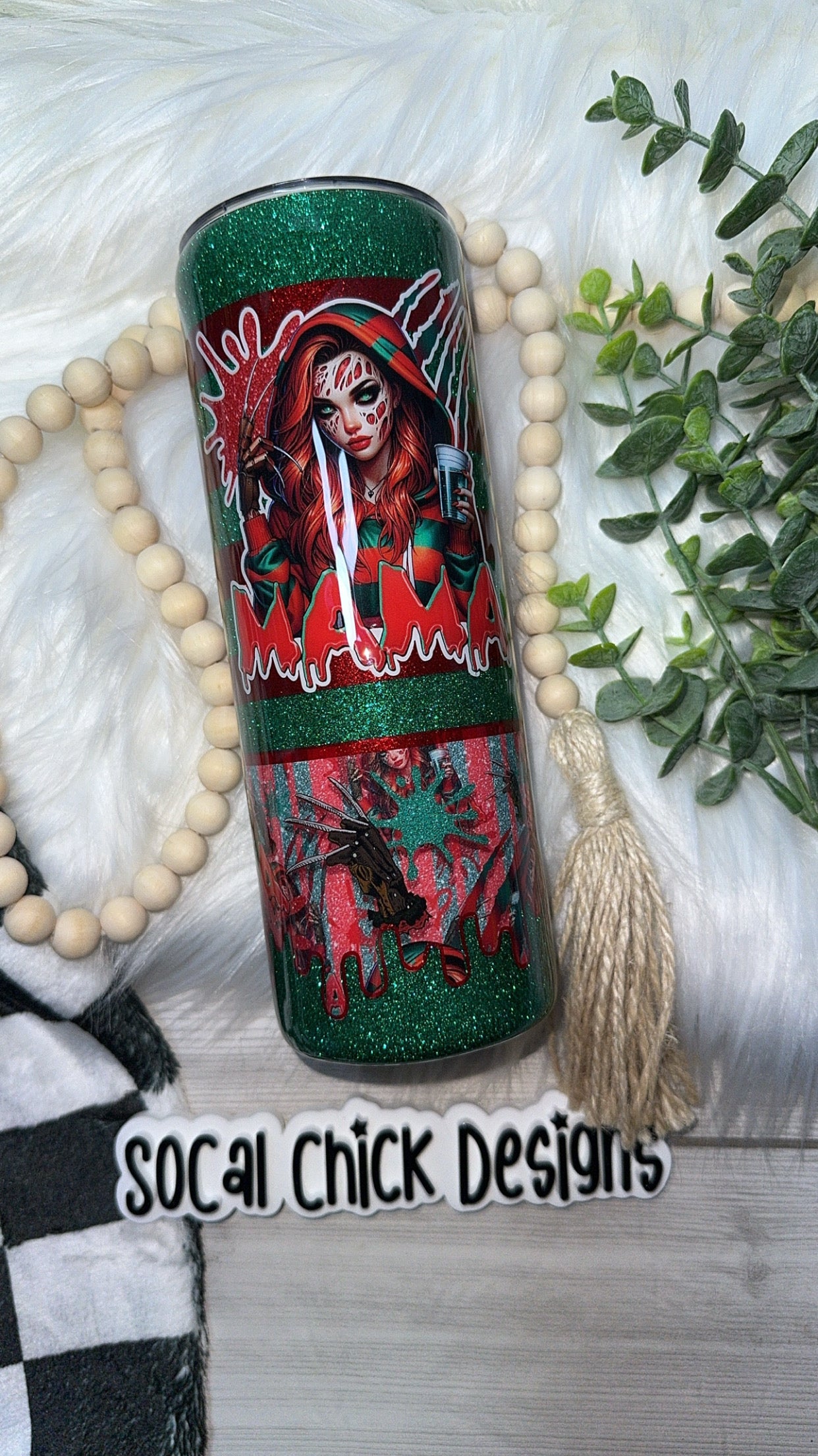 RTS {Slasher Mama Fred} 20oz Skinny