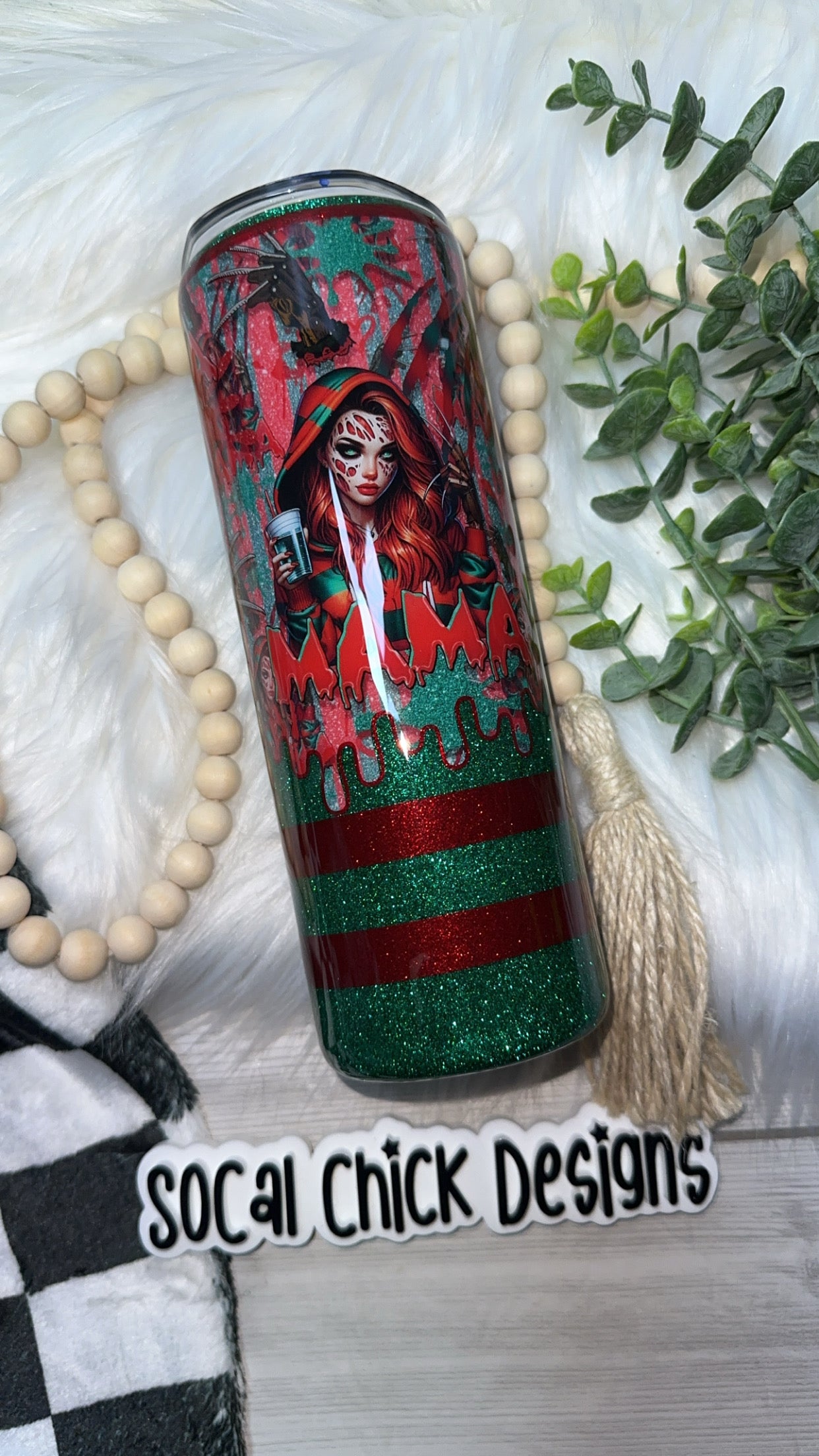 RTS {Slasher Mama Fred} 20oz Skinny