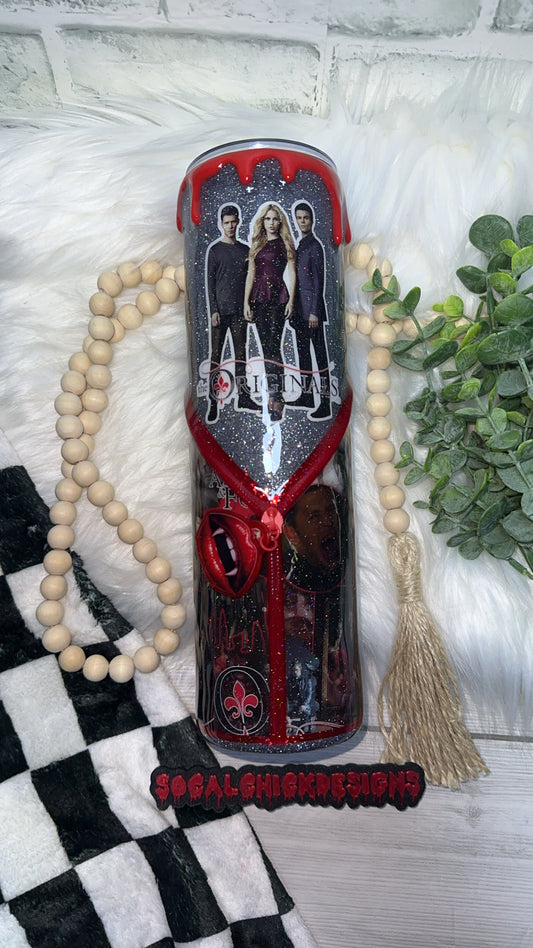 MTO {Originals with Zipper, Charm & Snow Globe Bottom} Select Your Tumbler Style