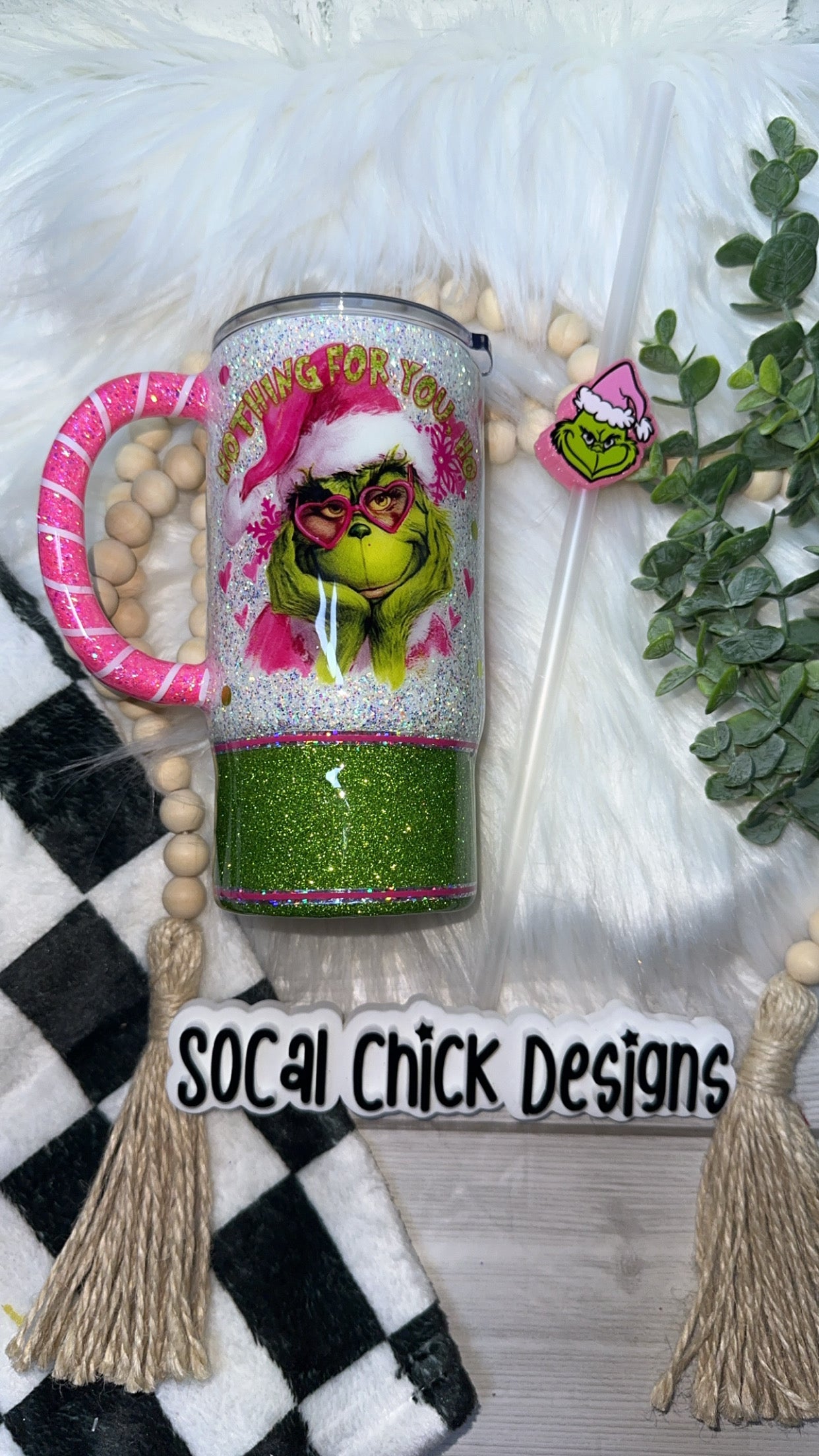 RTS {Nothing For You Ho w Snow Globe Bottom} 16oz Mug