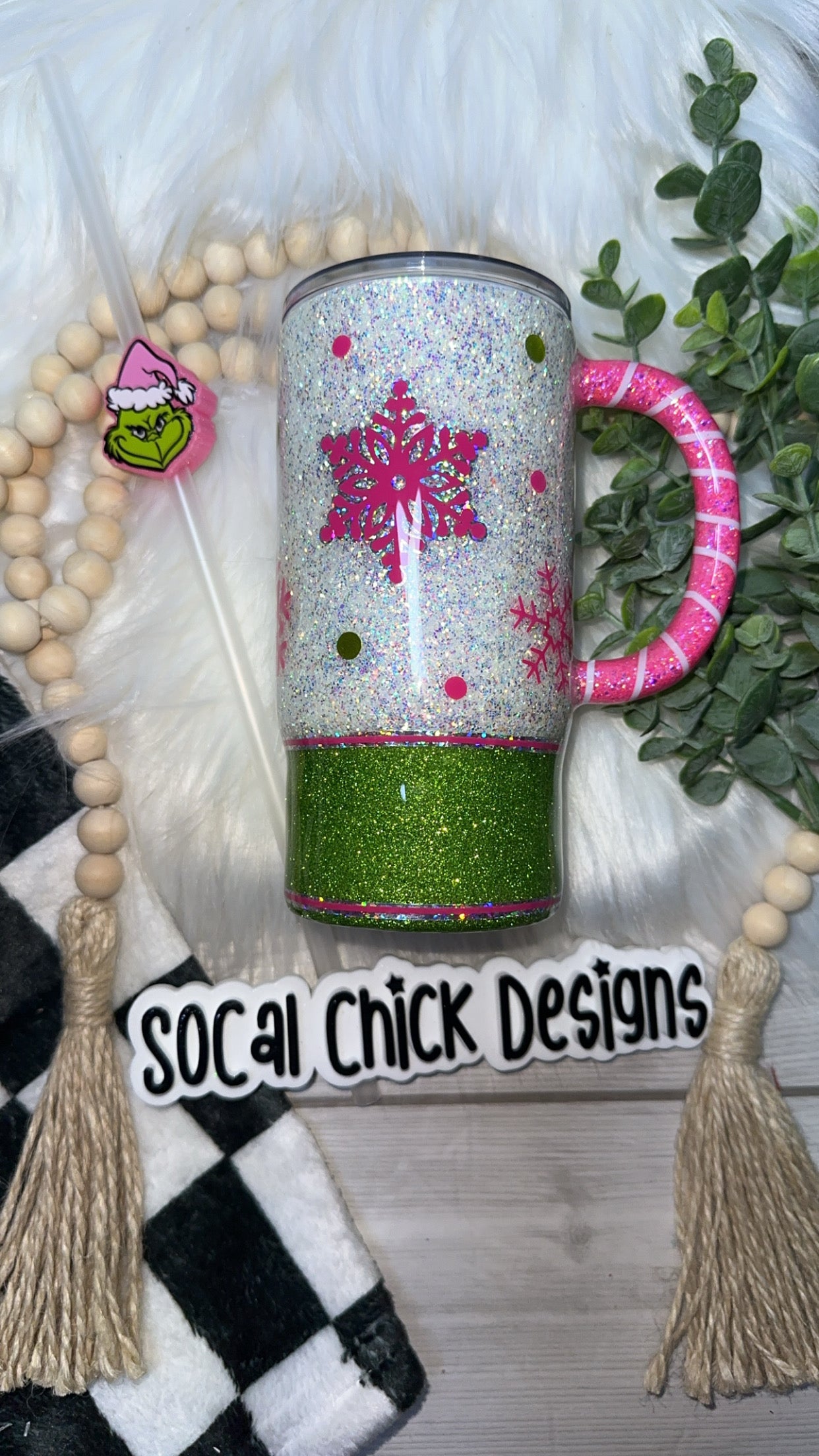 RTS {Nothing For You Ho w Snow Globe Bottom} 16oz Mug